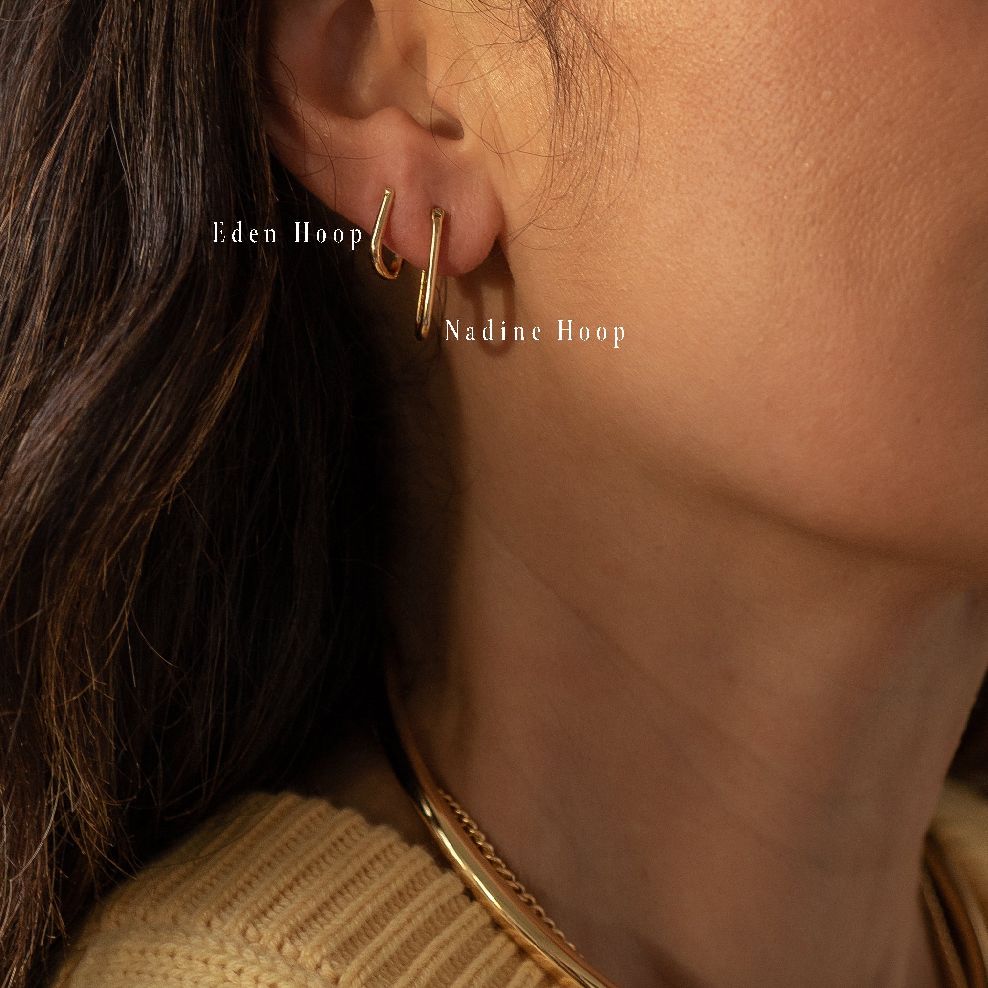 Nadine Hoop Earrings
