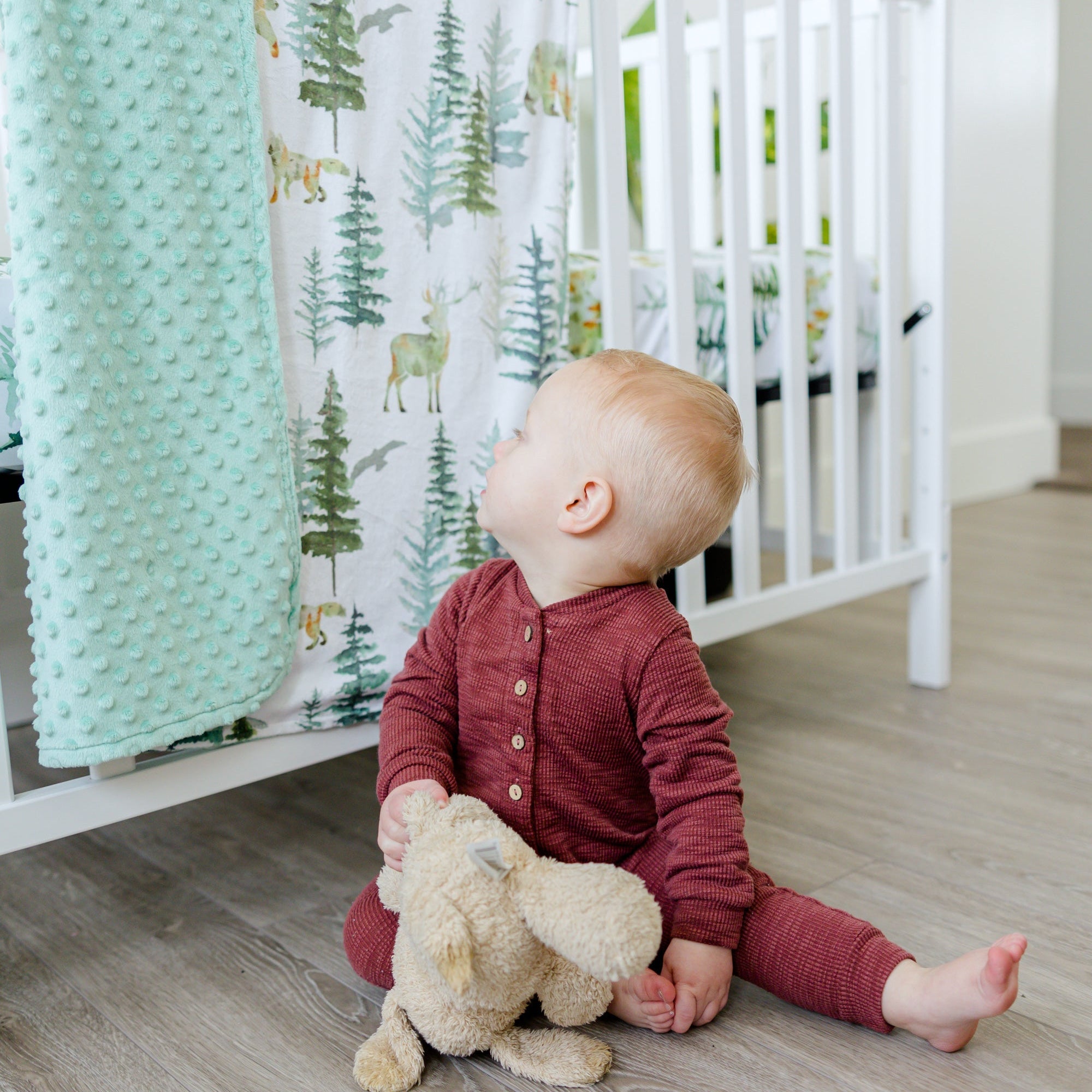 In The Woods Minky Baby Blanket