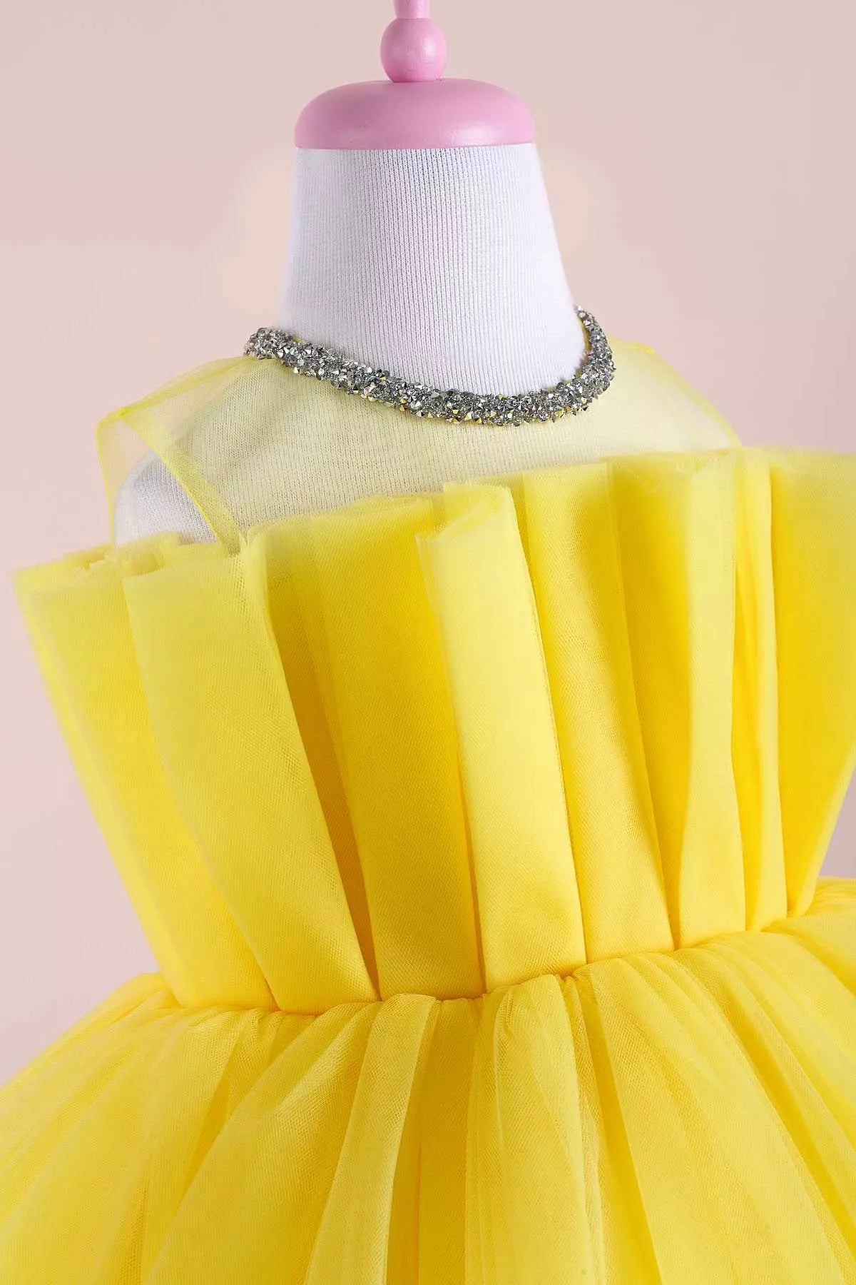 Eliza Yellow Party Dress