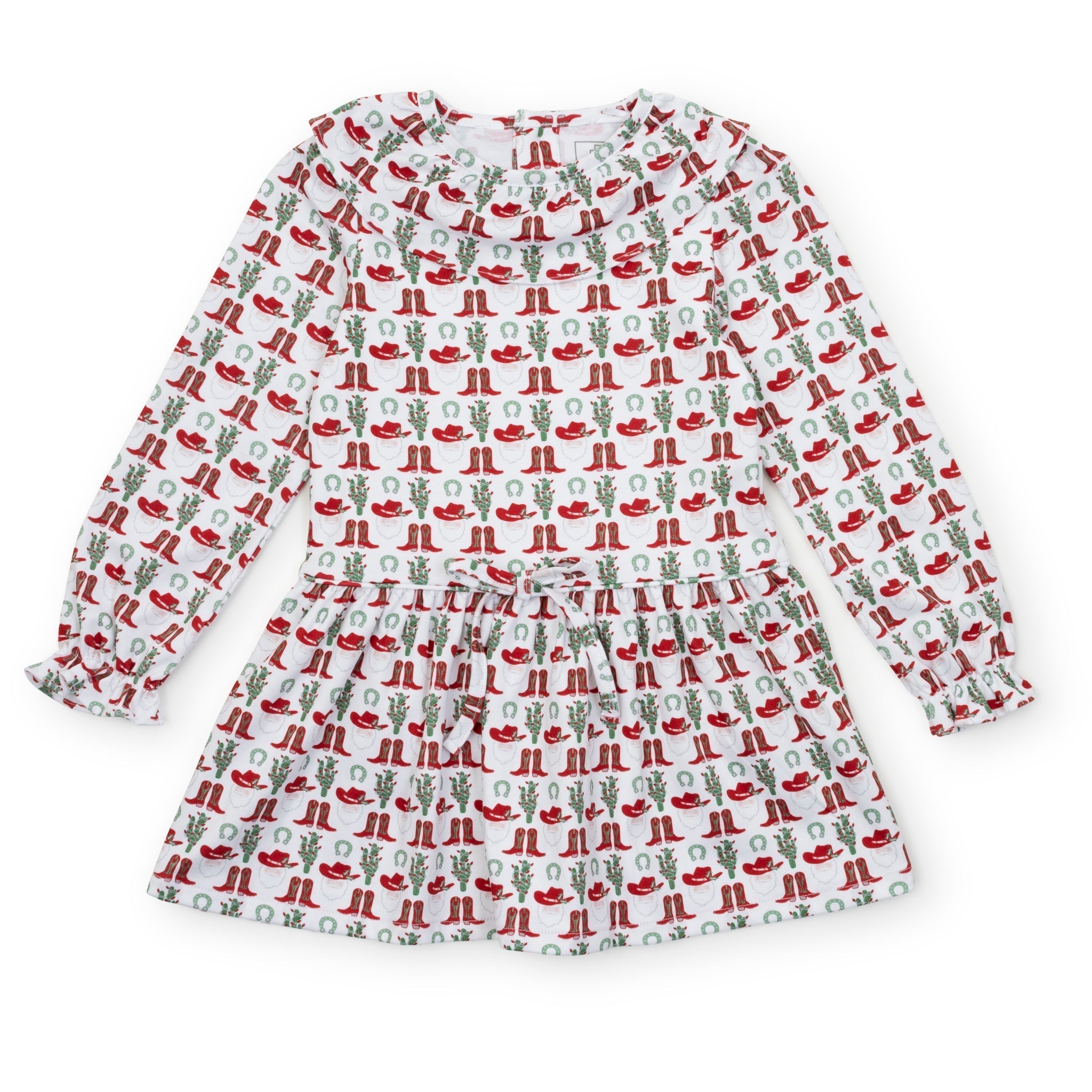 Ellery Girls' Dress Cowboy Christmas