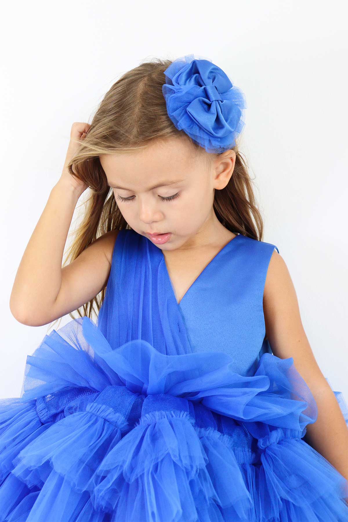 Emily Sax Blue Party Dress