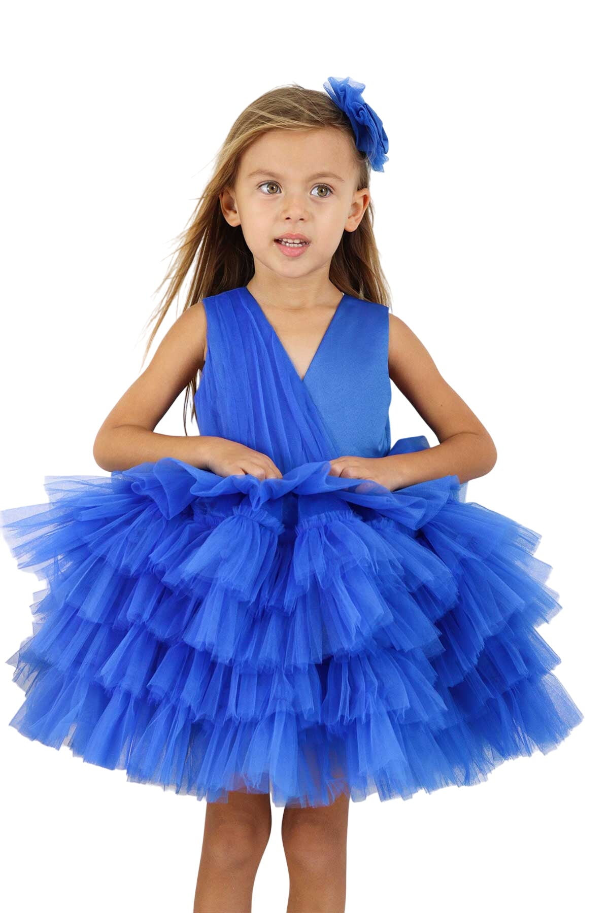 Emily Sax Blue Party Dress