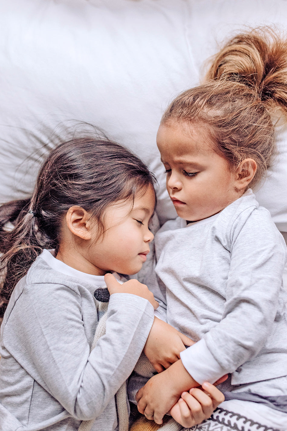 Toddler & Big Kid Cotton Knit PJ Set (Erawan Grey)