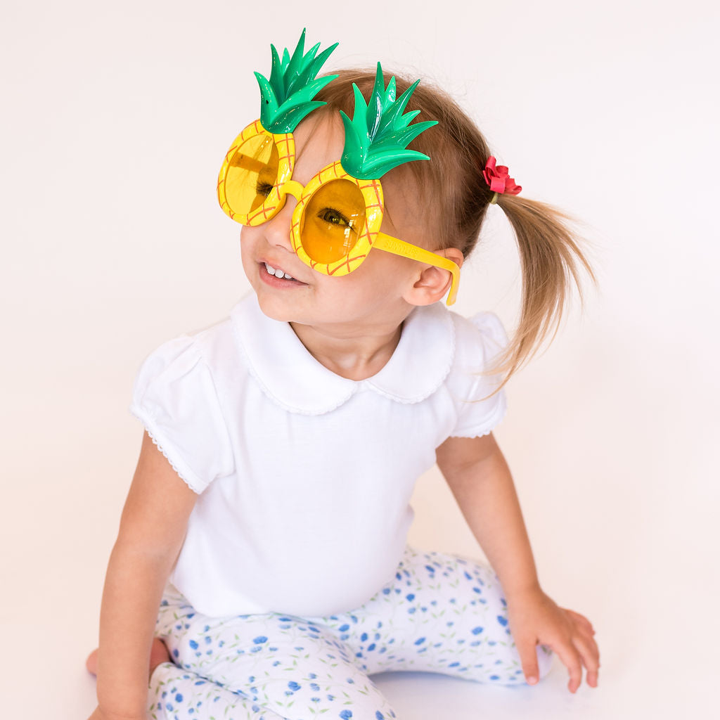 White Puff Sleeve Onesie