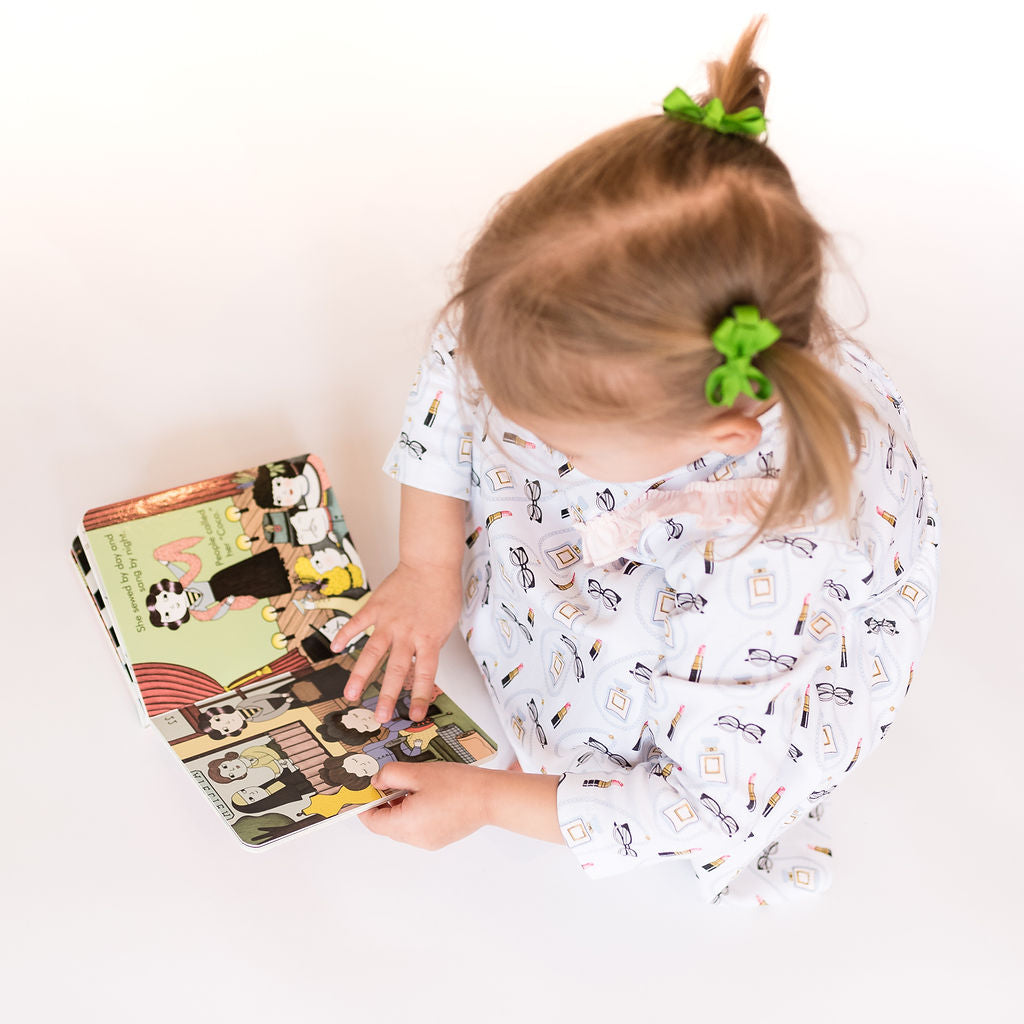 Coco Print Dress With Ruffle