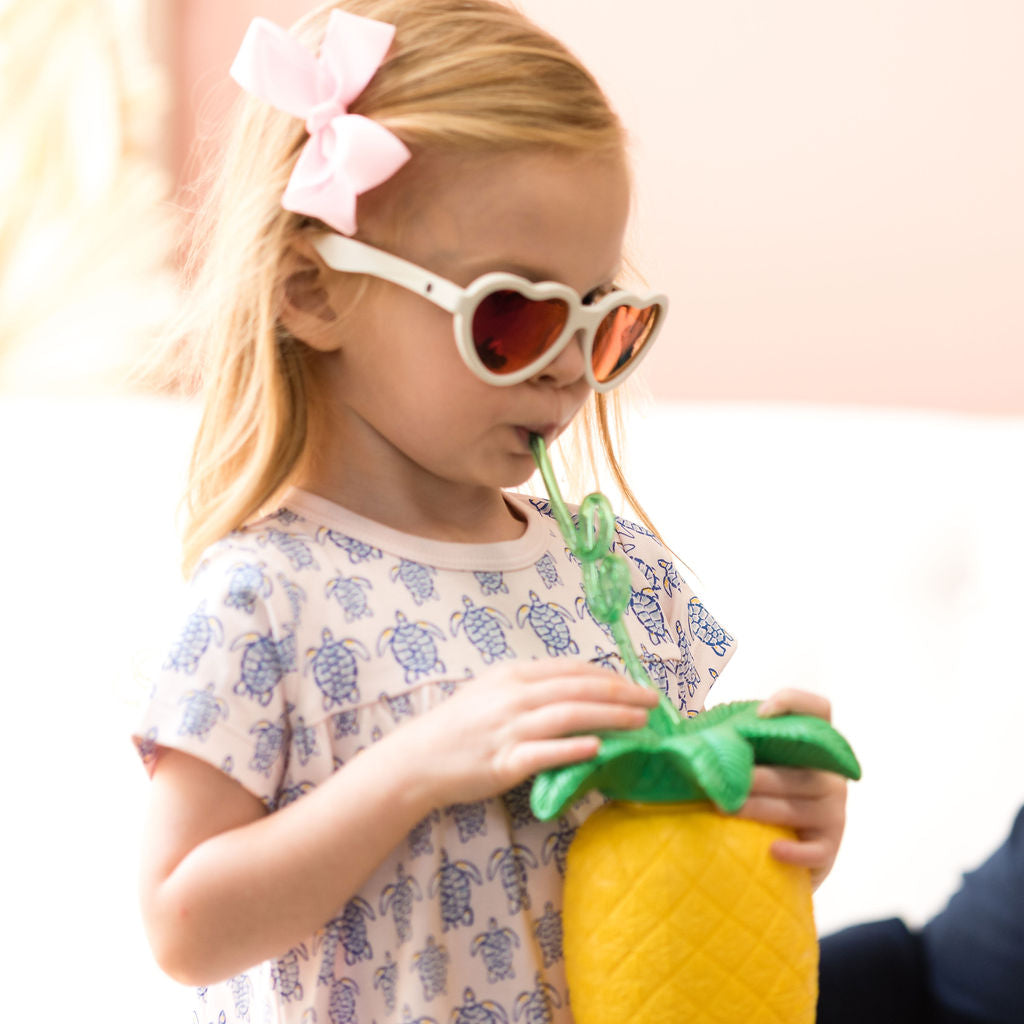Pink Sea Turtle Swing Dress