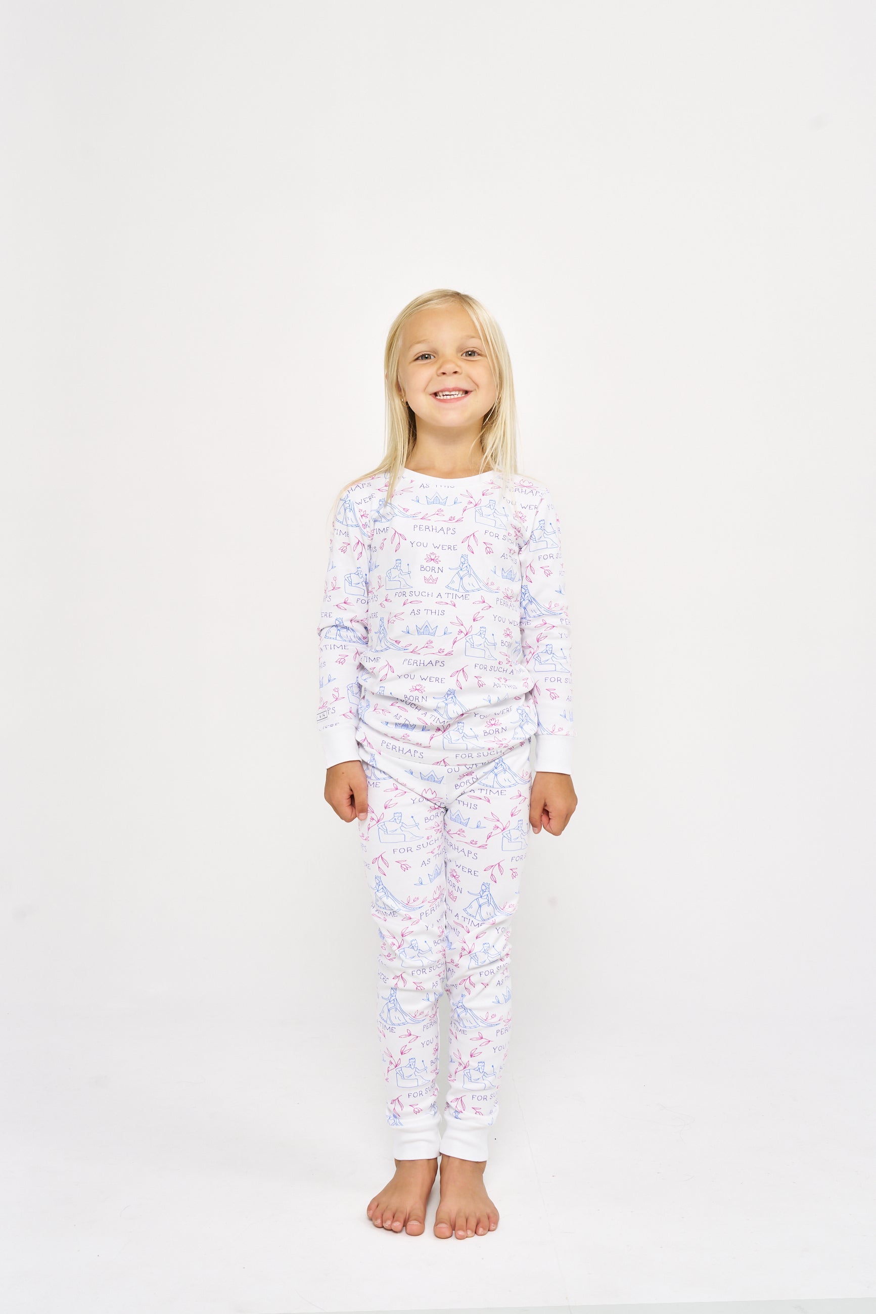 Queen Esther Pj Long Sleeve Set Cotton