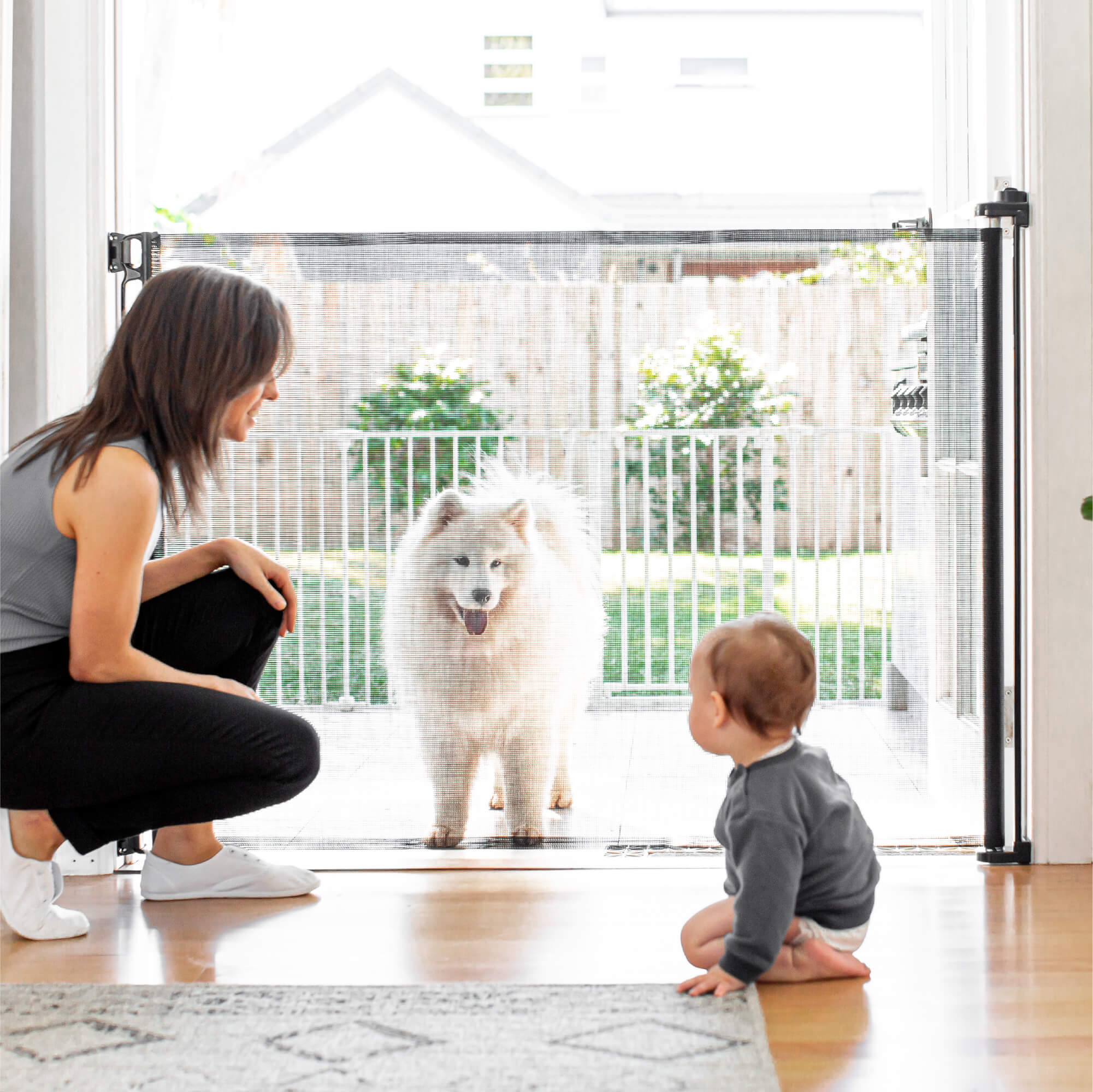 Retractable Baby Gate | 71" W X 41" H | Refurb | No Returns