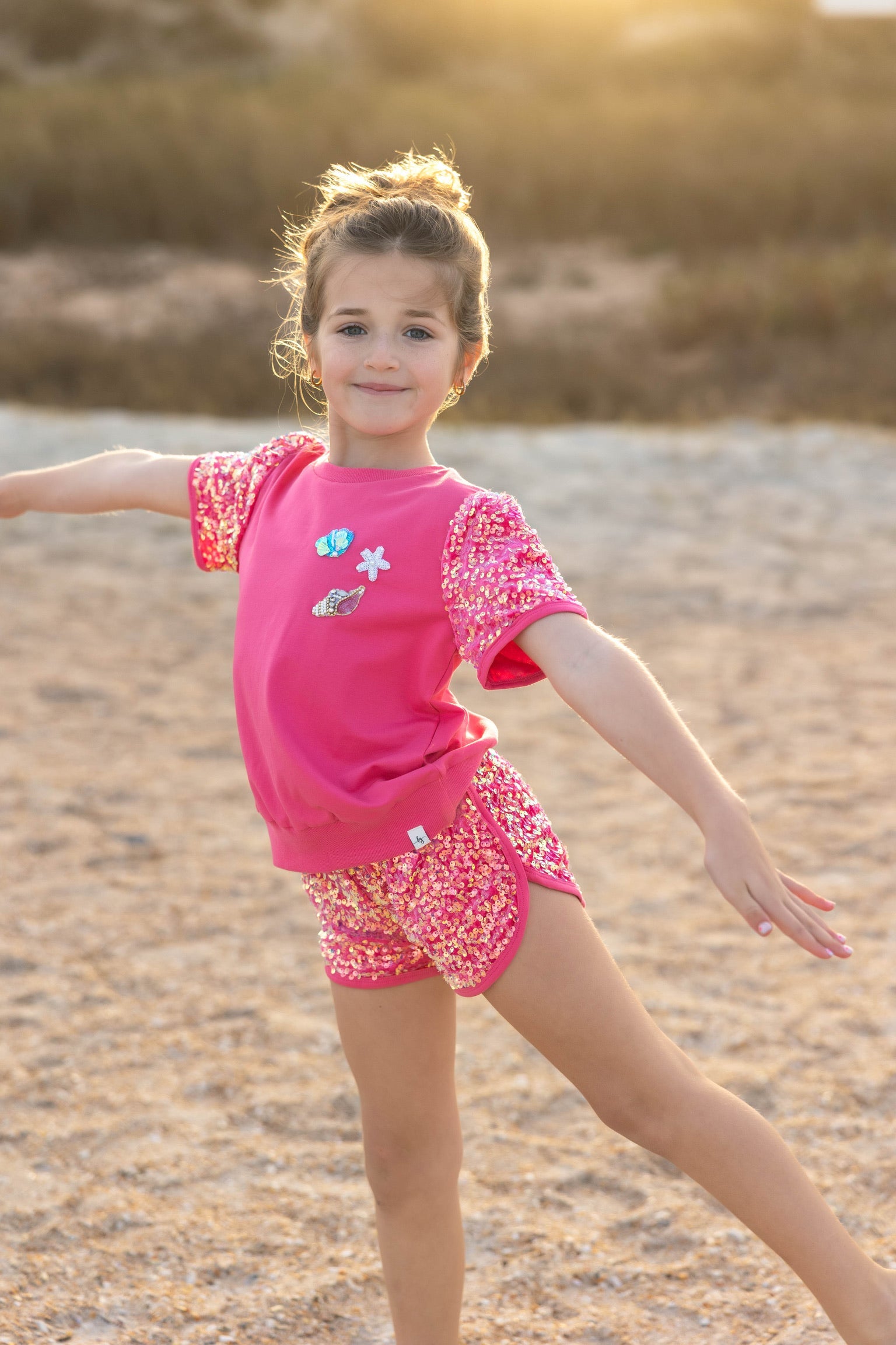 Sparkle Sport Set ~ Seashells