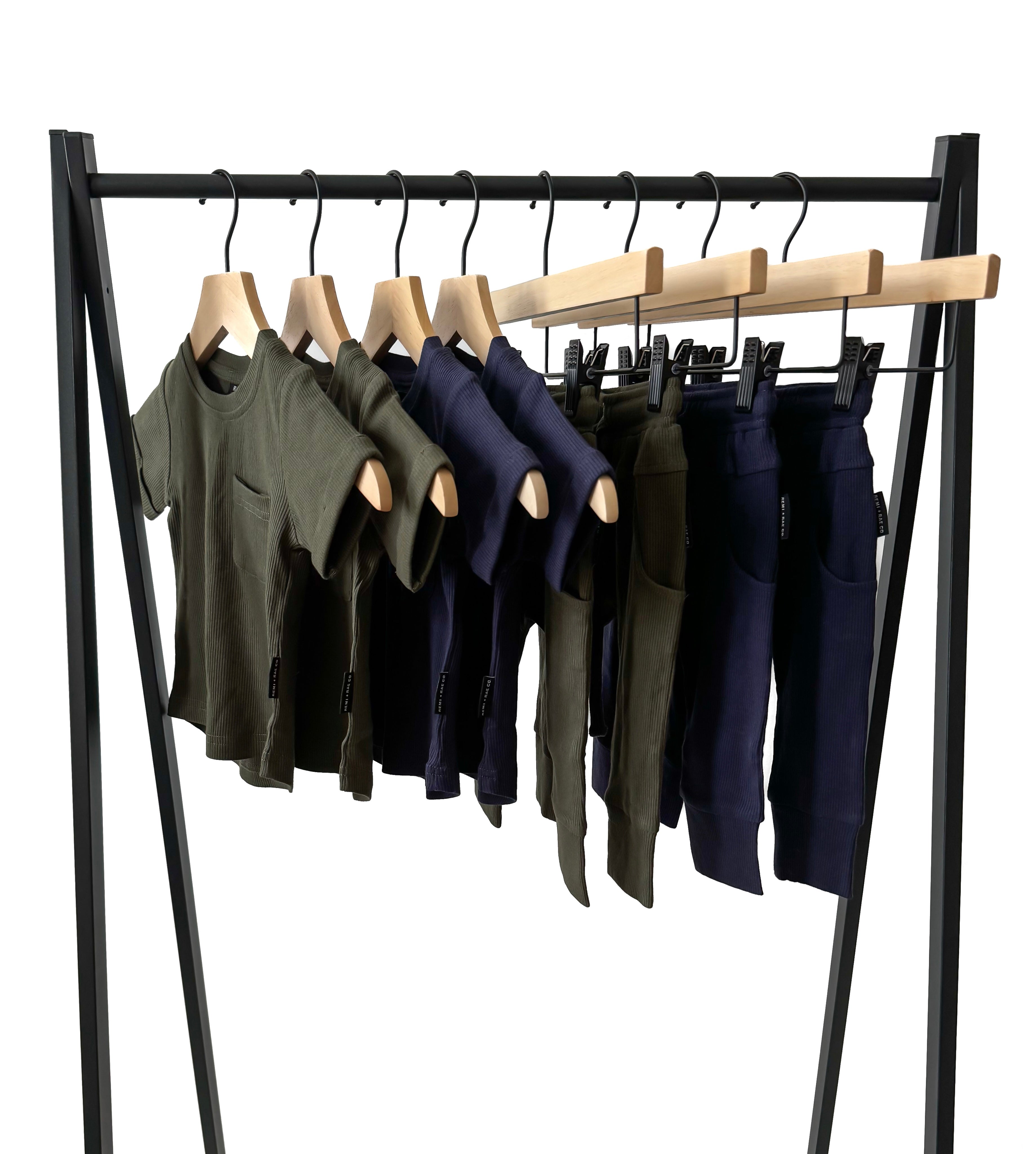 Bamboo Ribbed Pocket Tee - Hunter