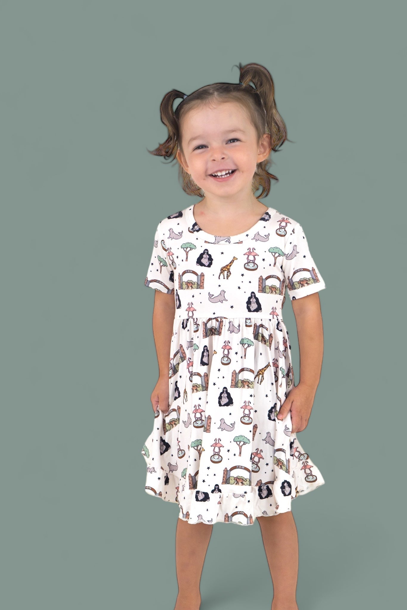 Exclusive Zoo Adventures Dream Ruffle Dress