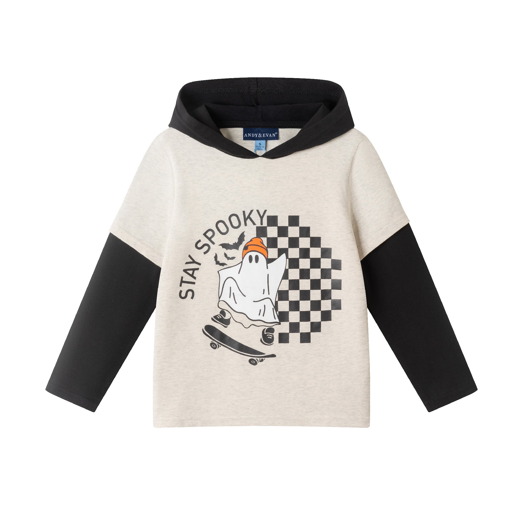 Black Hooded Tee | Stay Spooky