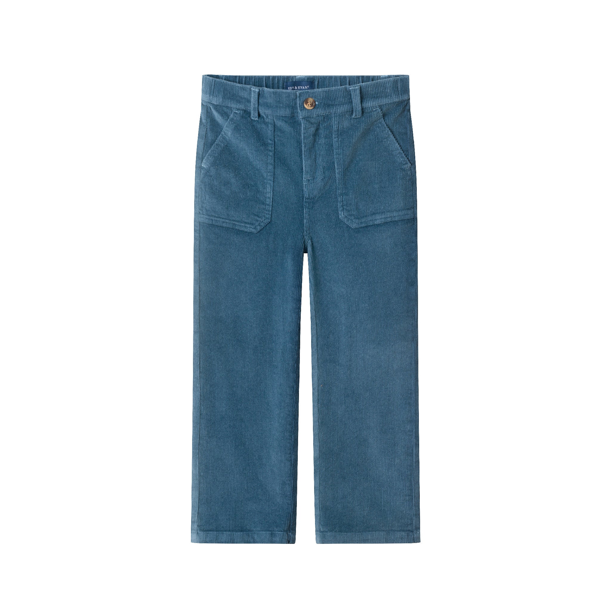 Kids Wide Leg Corduroy Pants | Blue