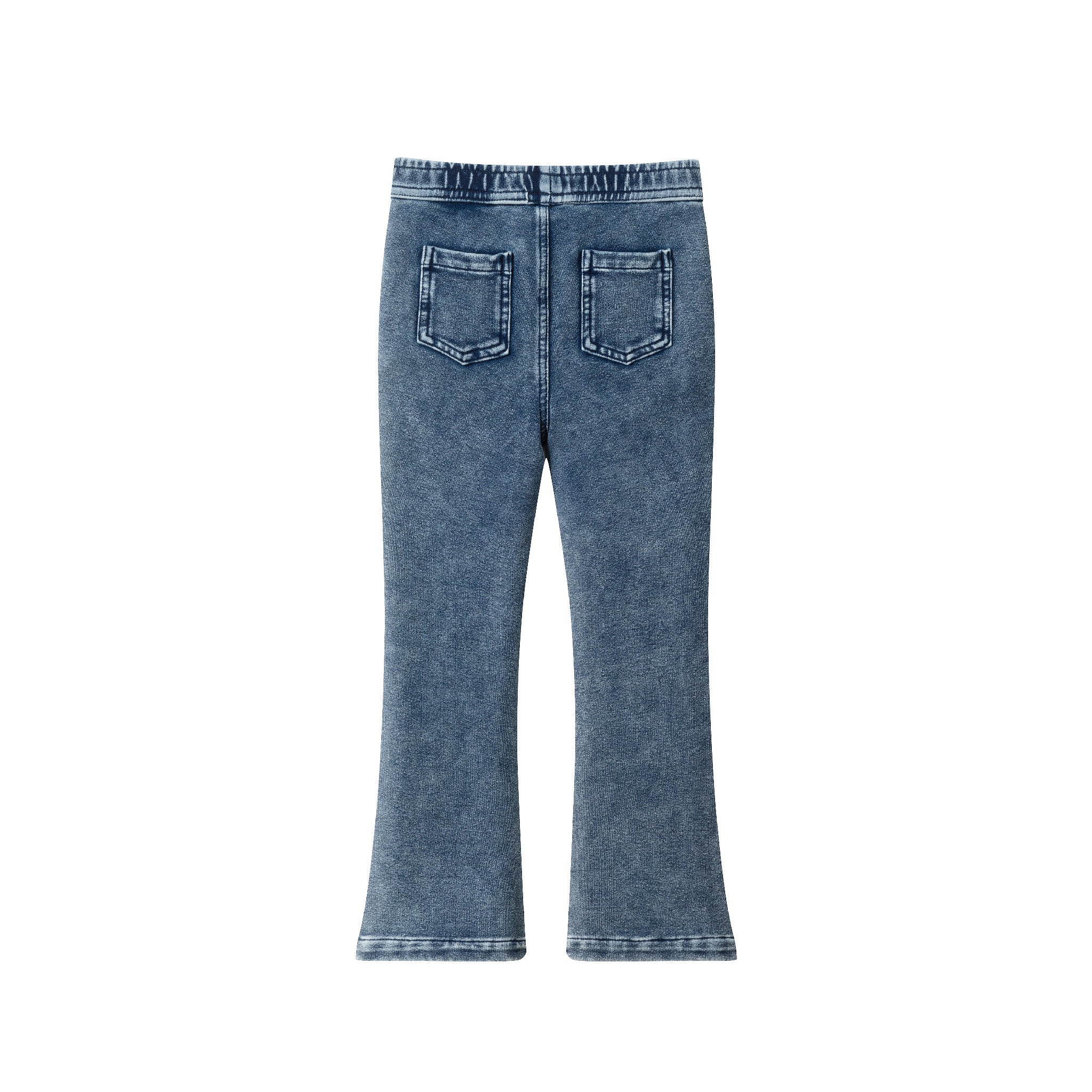 Kids Knit Denim Pant | Mid Wash