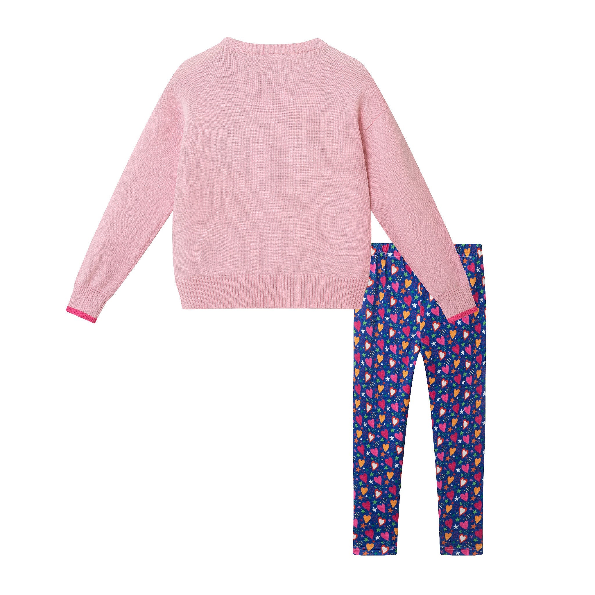 Kids Chenille Sweater & Legging Set | Hearts & Stars