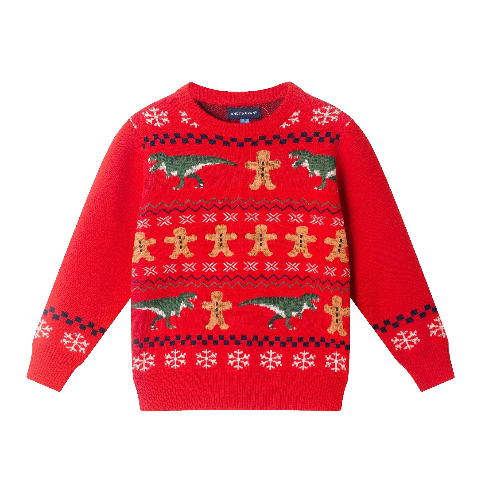 Kids Sweater & Pants Set | Gingerbread & Dinos