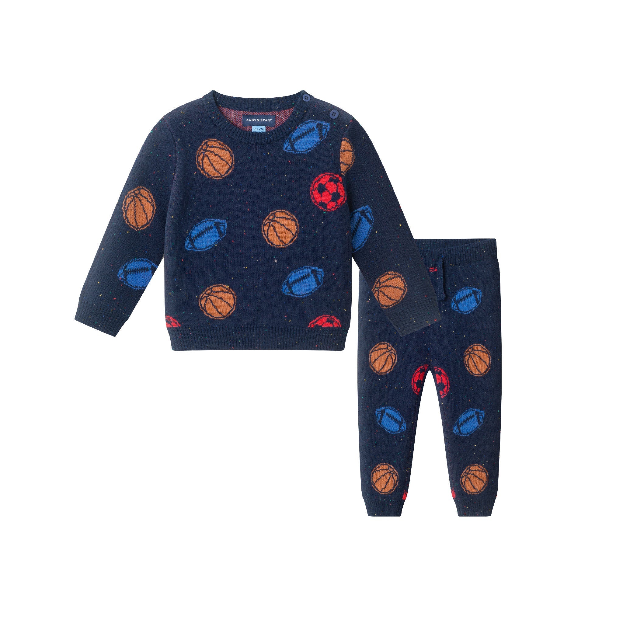 Infant Baby Sweater Set | Navy Sports