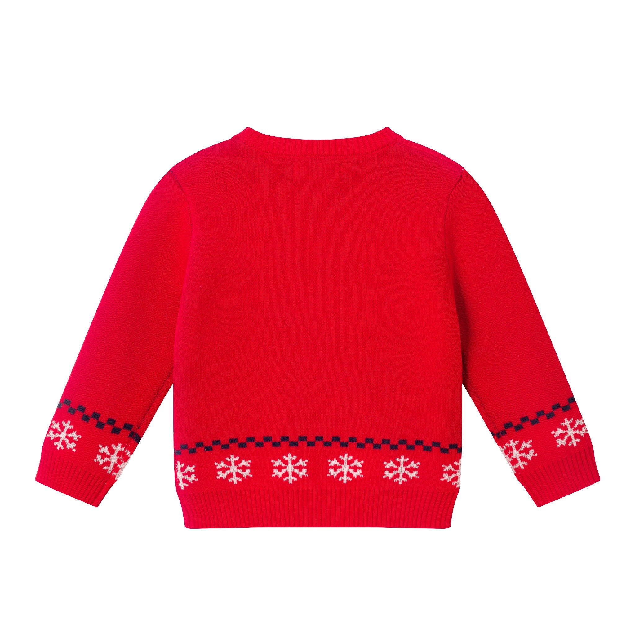 Infant Fair Isle Sweater Set | Red Dino