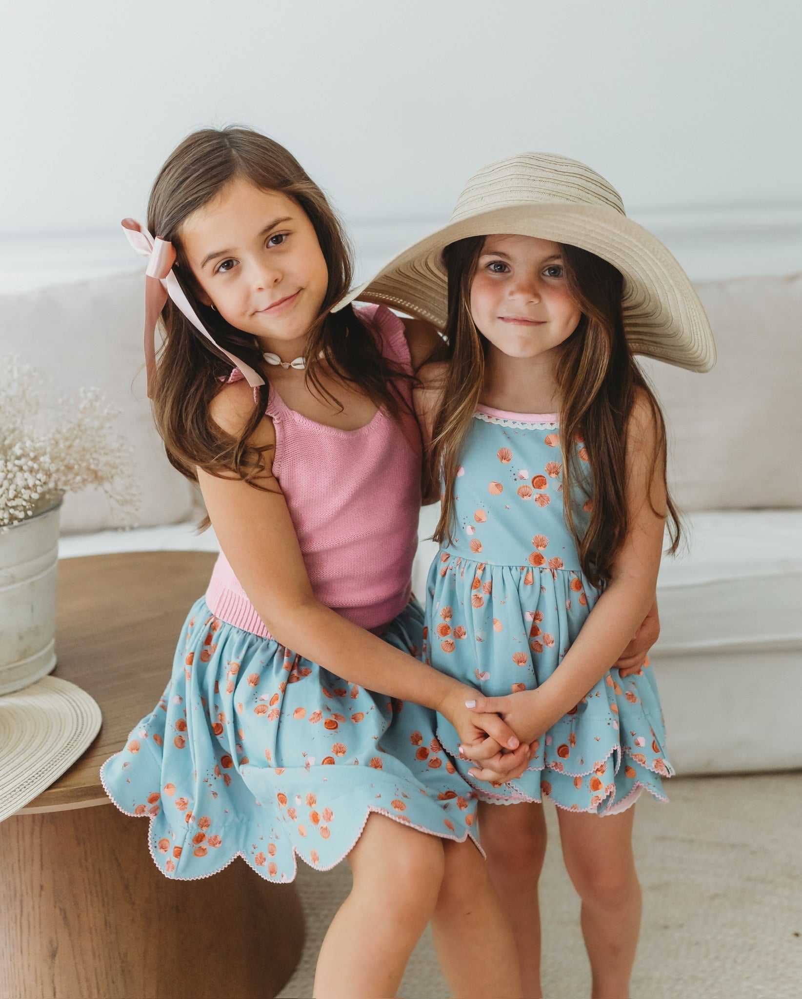 Mermaid Magic Scallop Tunic Set