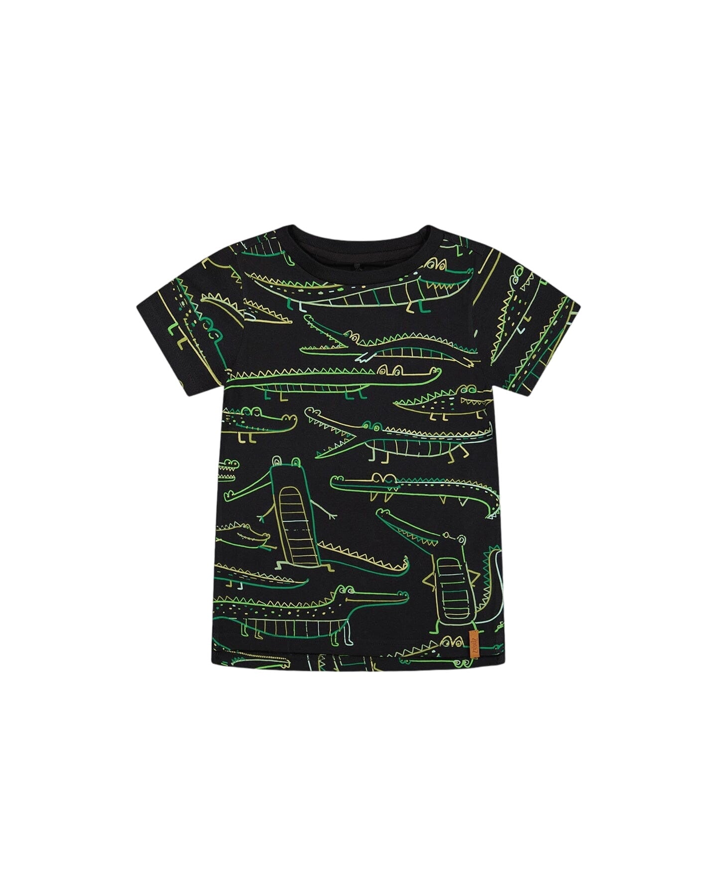 Organic Cotton Printed T-shirt Black