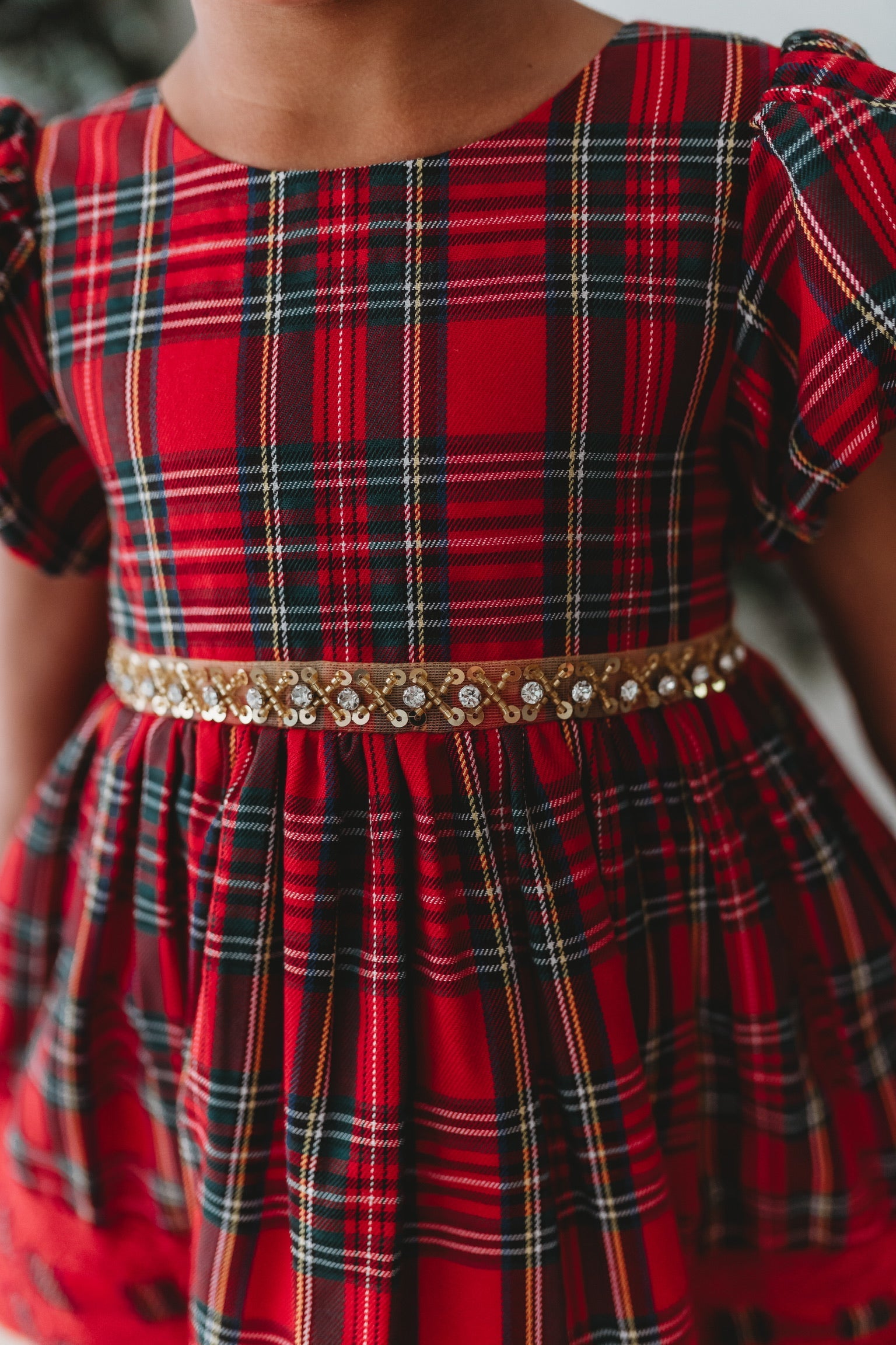 *preorder* Christmas Tartan Charlotte Dress