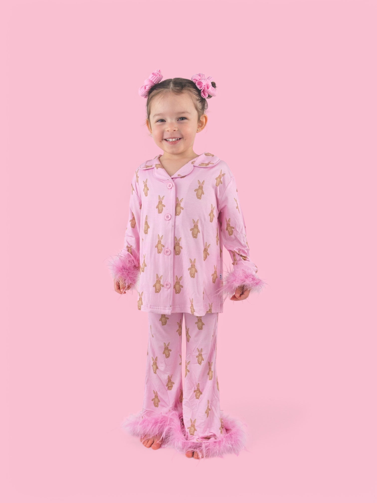 Blushin' Bunnies Girl's Flare Feathered Dream Set