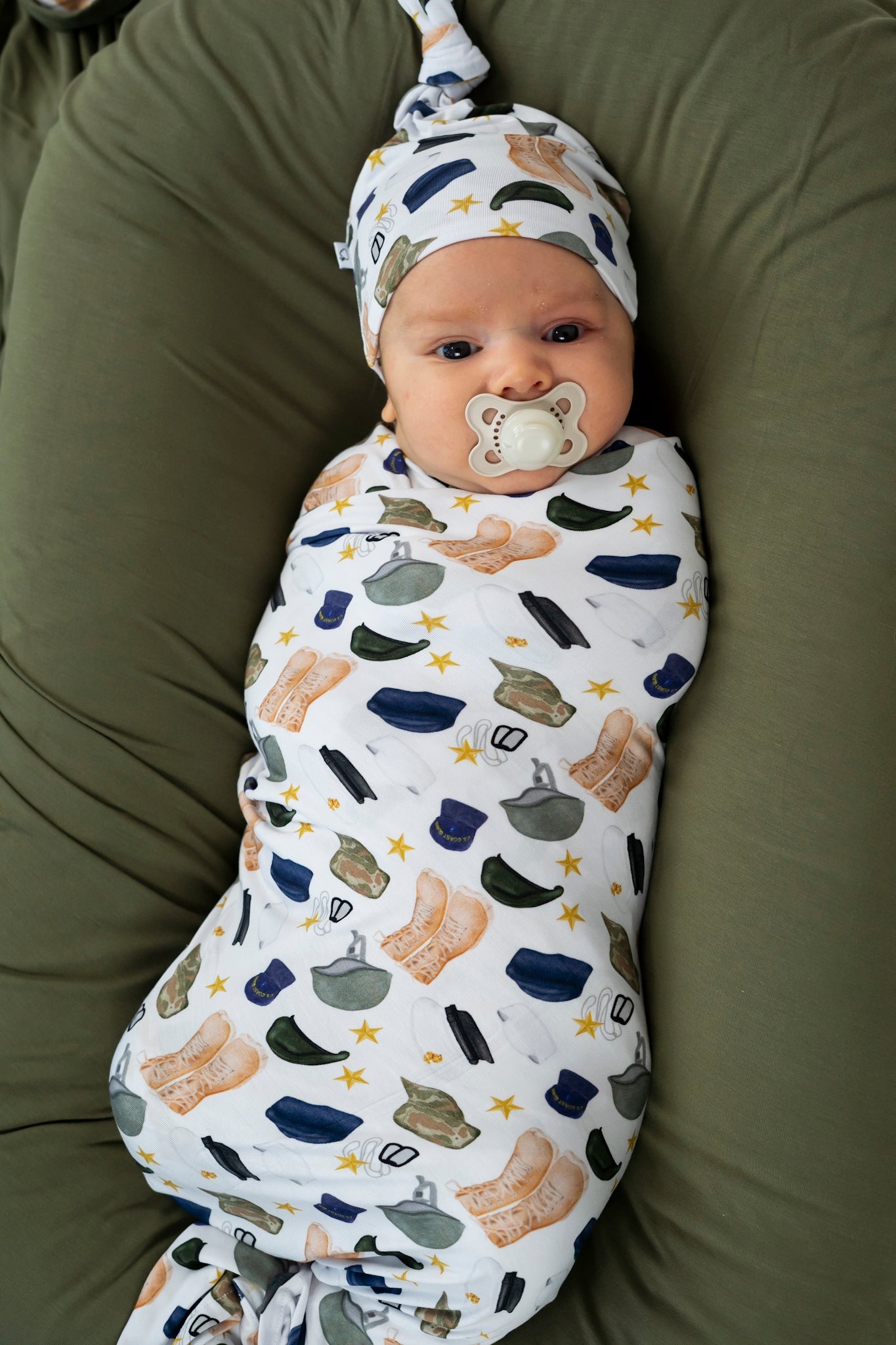 Thank You For Your Service Dream Swaddle & Beanie