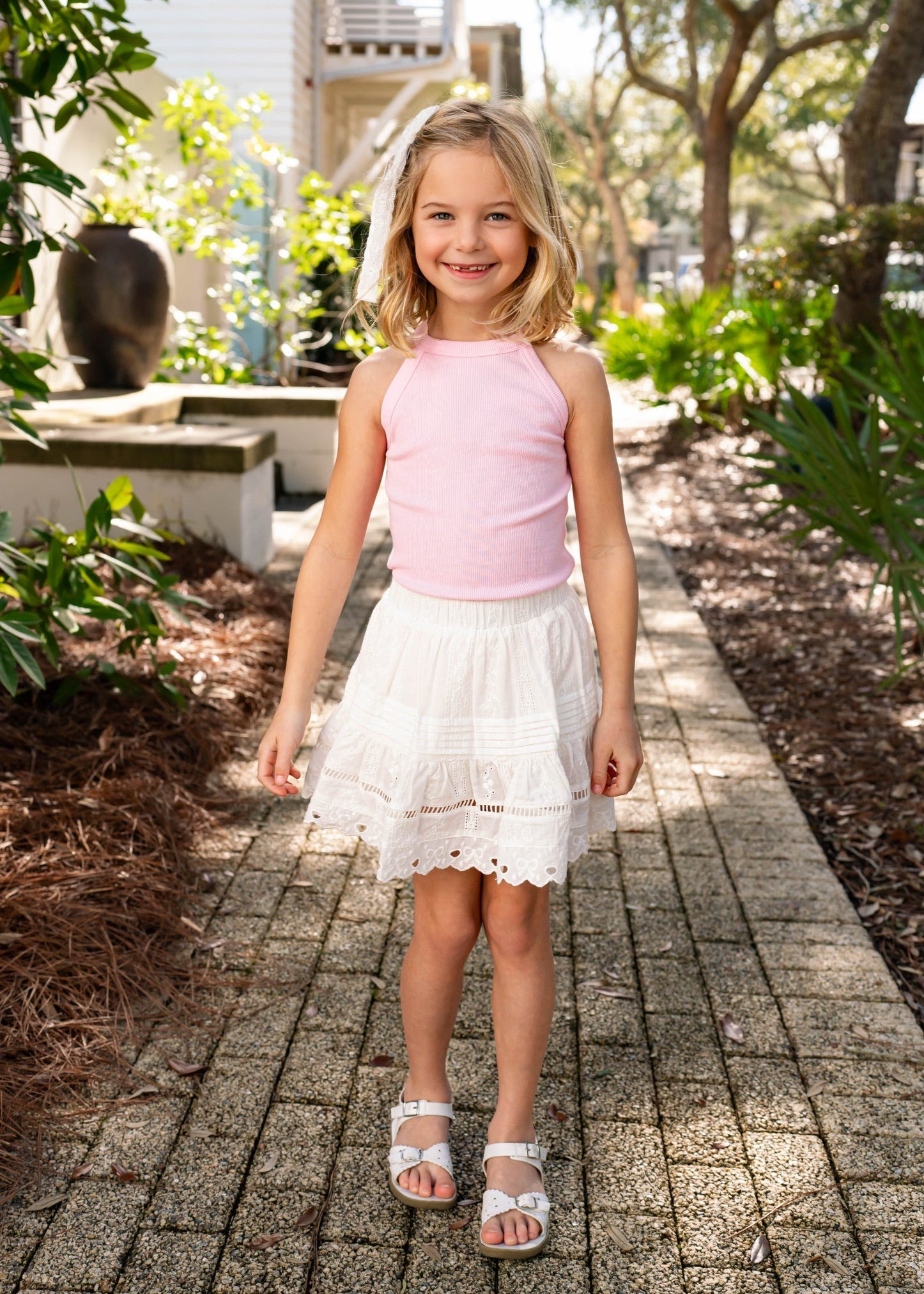 Paradise Pink Ribbed Tank