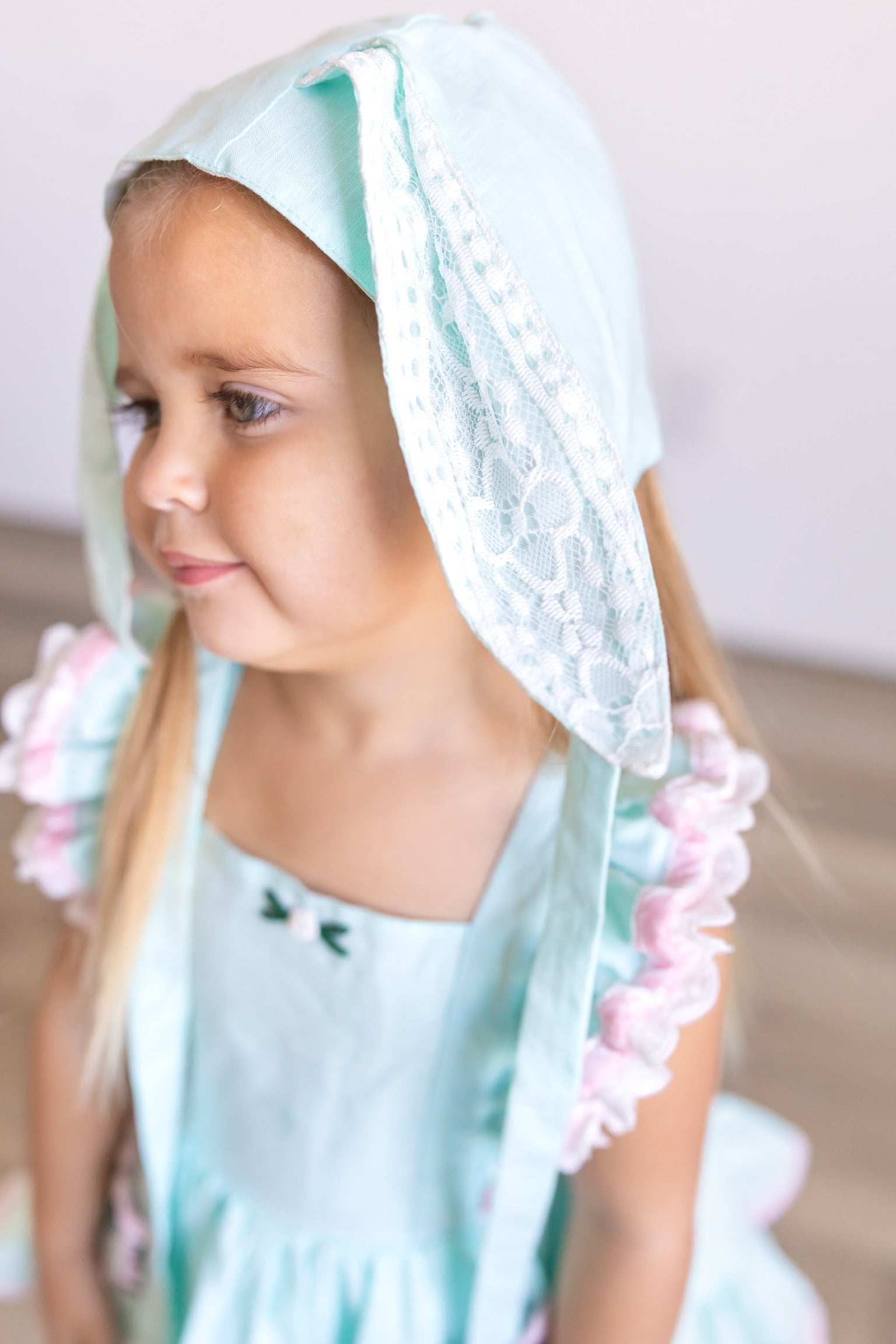 Mint Bunny Bonnet