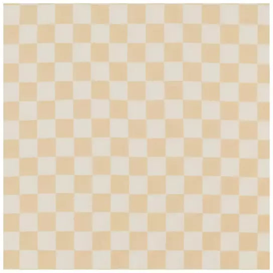 Beige & White Checkered Baby Lounger Cover