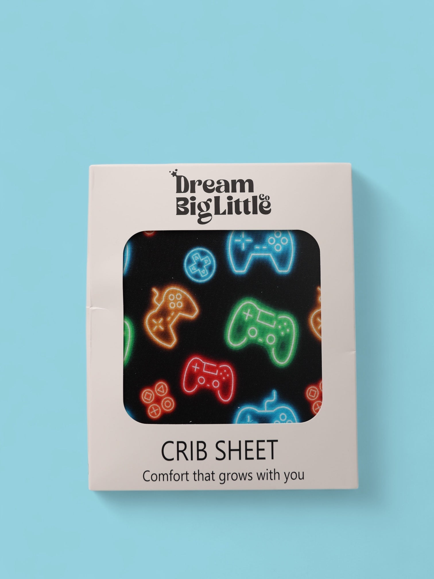 Gamer Glow Dream Crib Sheet