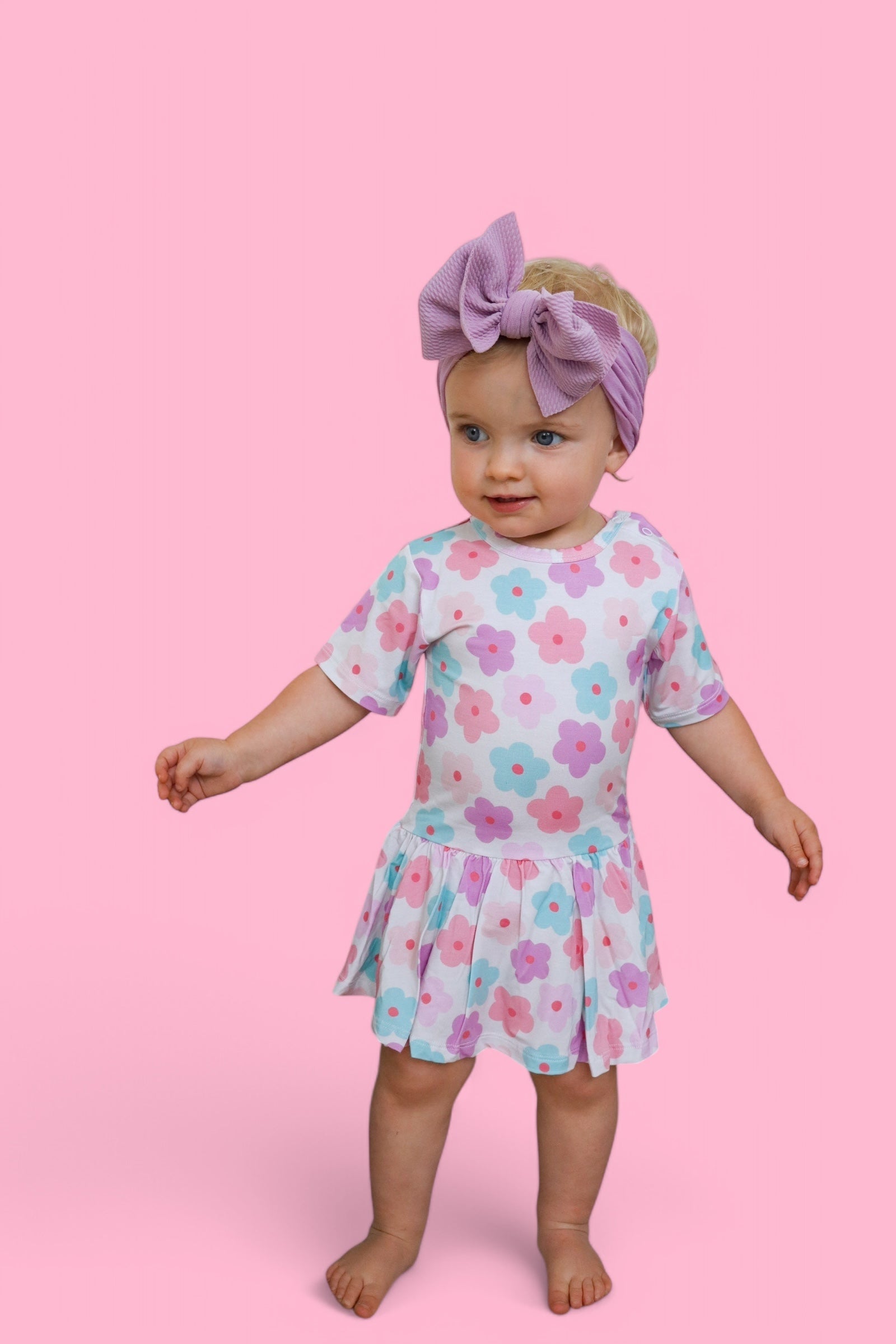 Violet Fields Dream Bodysuit Dress