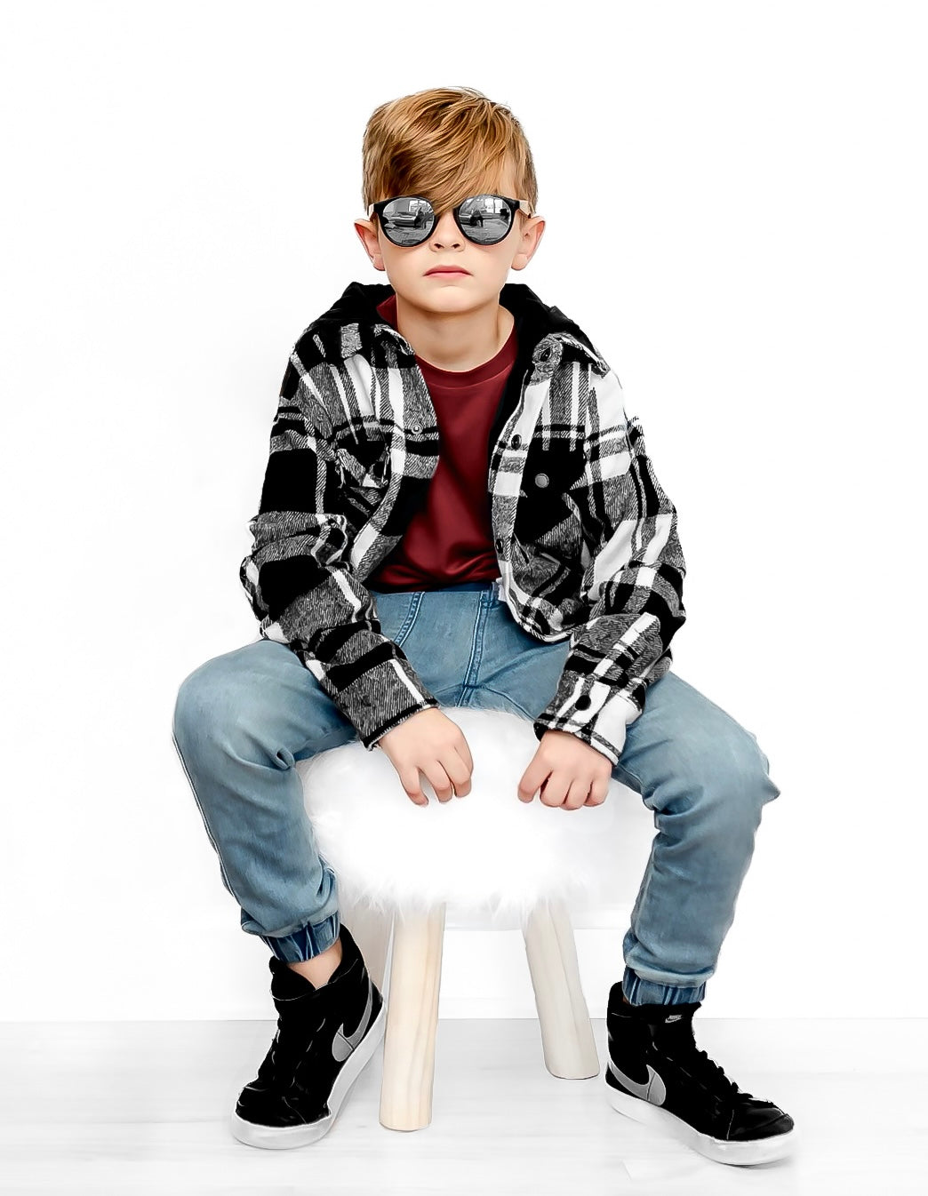 Bamboo Pocket Tee - Wine