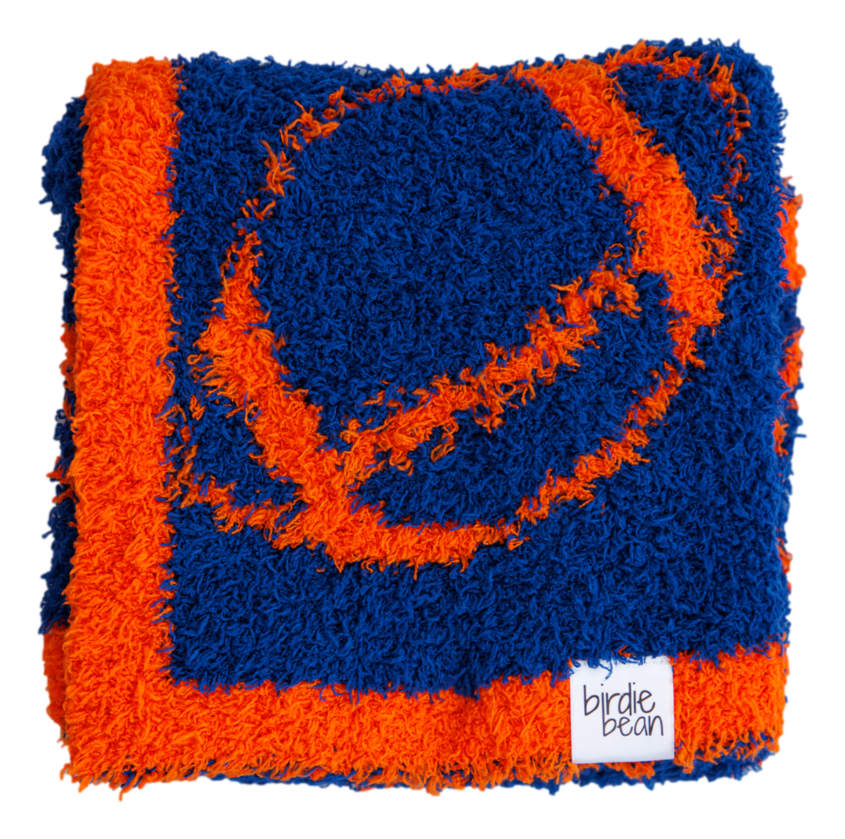 Football Blanket- Blue/orange - Stroller
