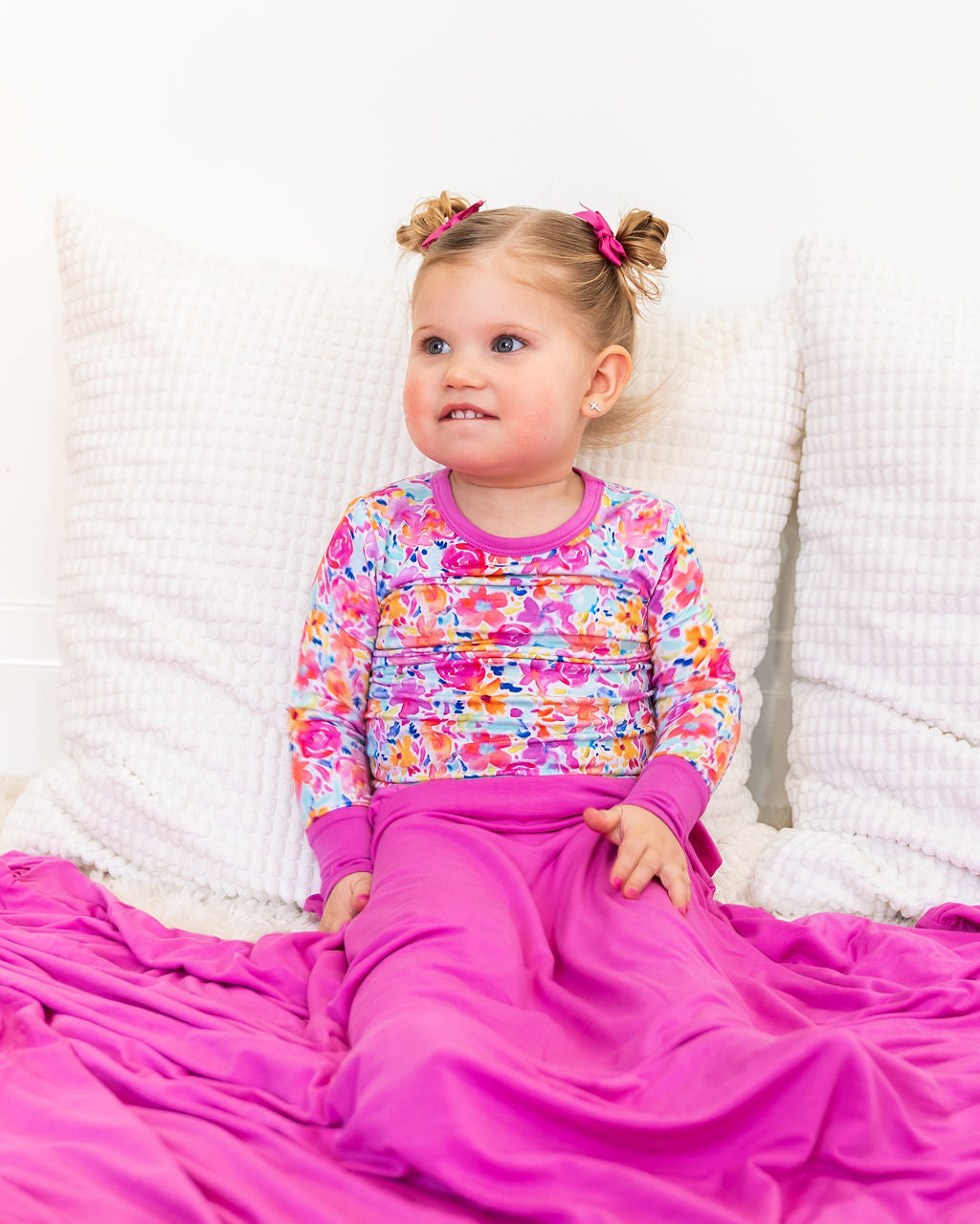 Korrie Floral Bamboo 2-piece Long Sleeve Set