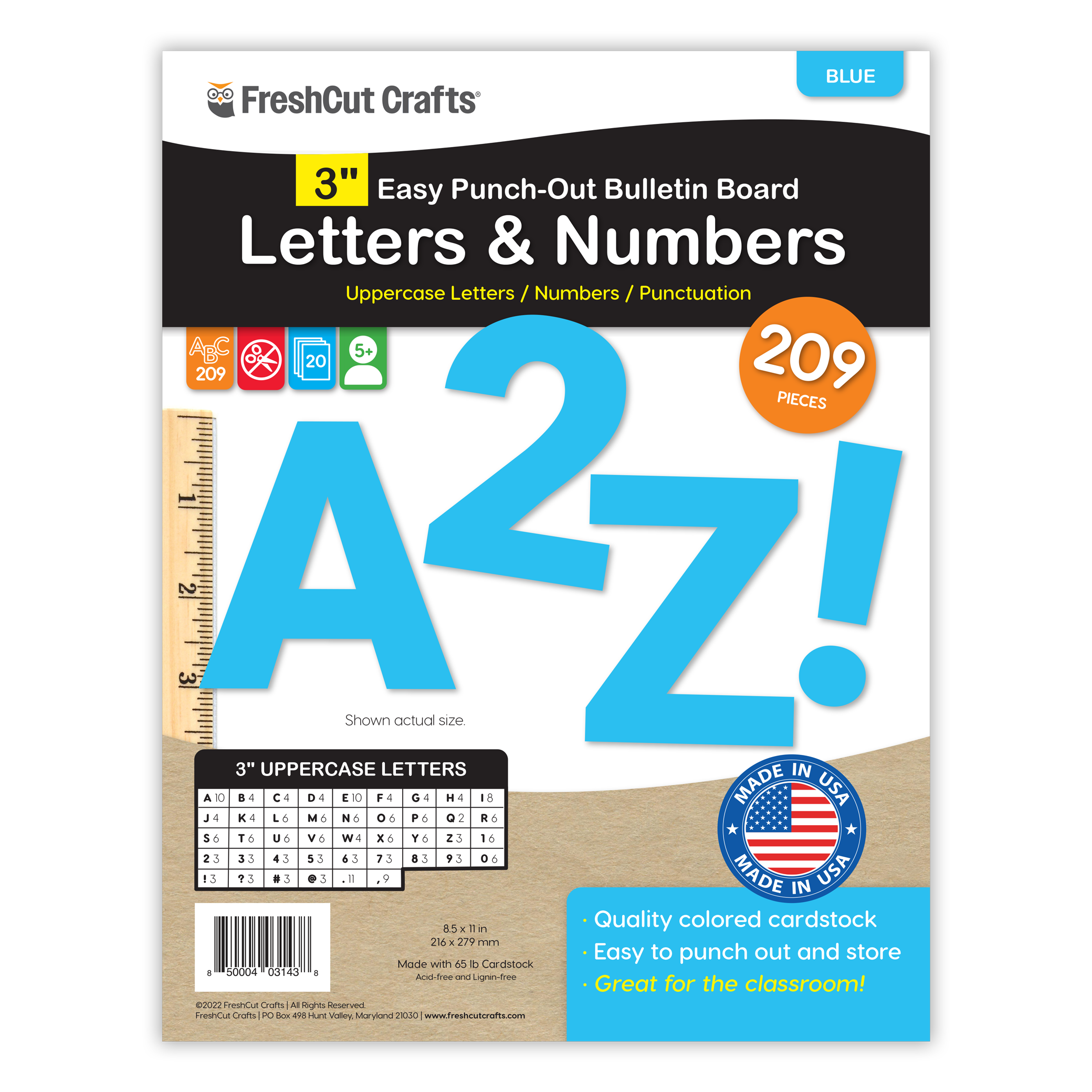 Bulletin Board Letters – 3 Inch