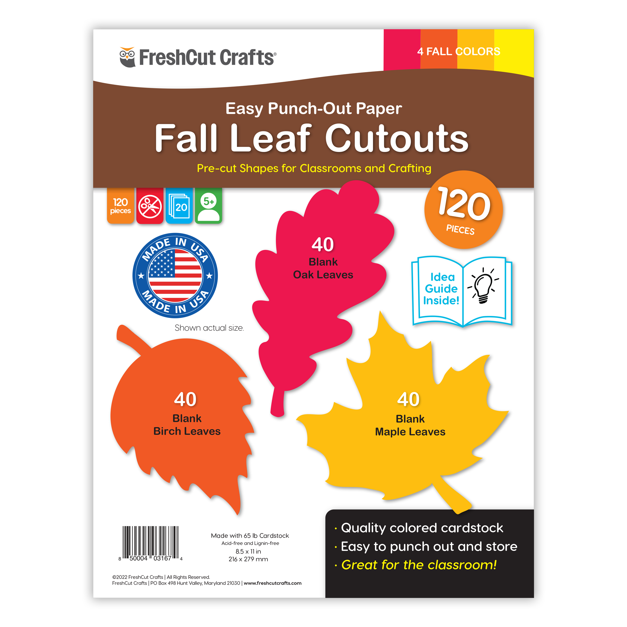Fall Leaf Cutouts