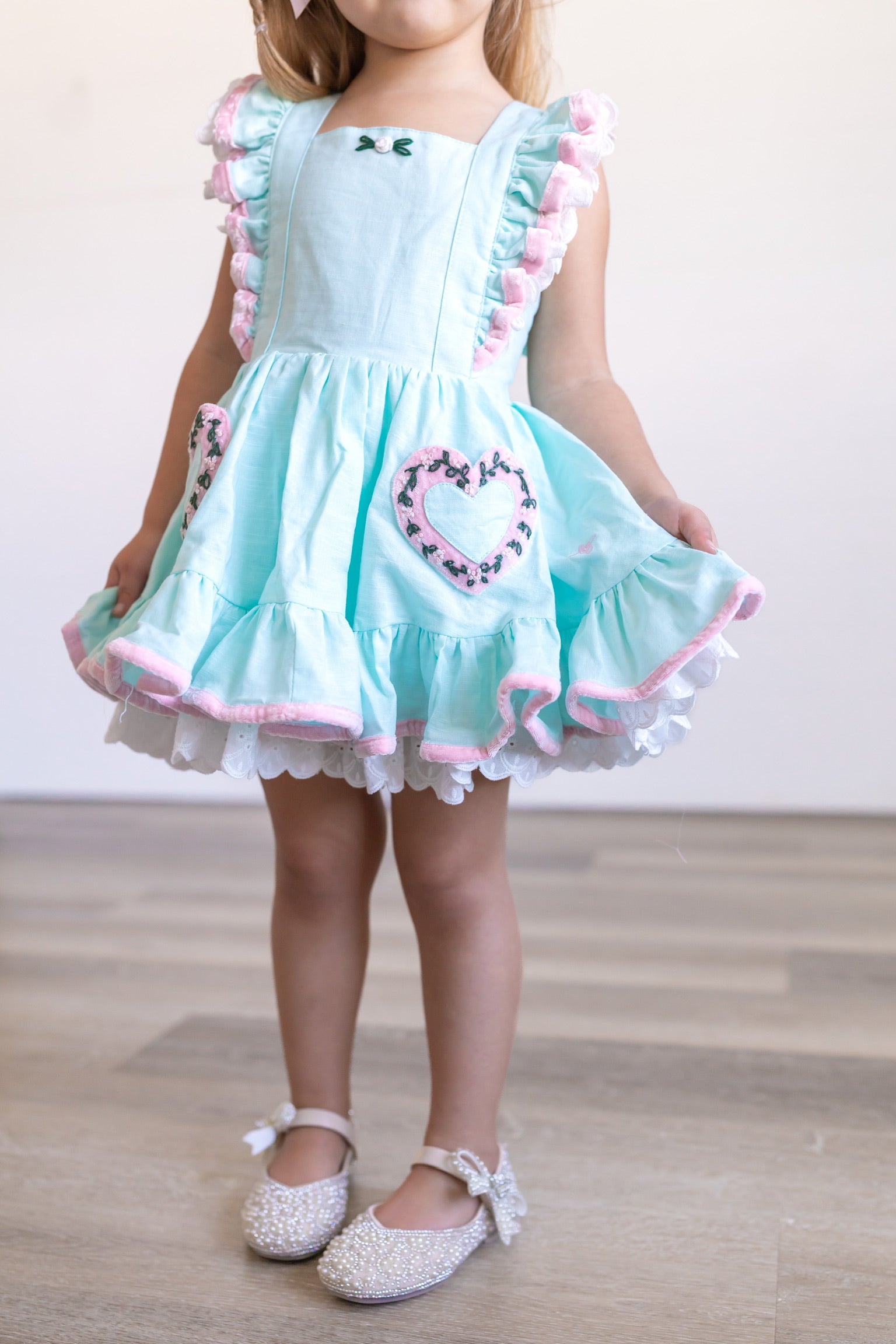Mint Easter Pinafore