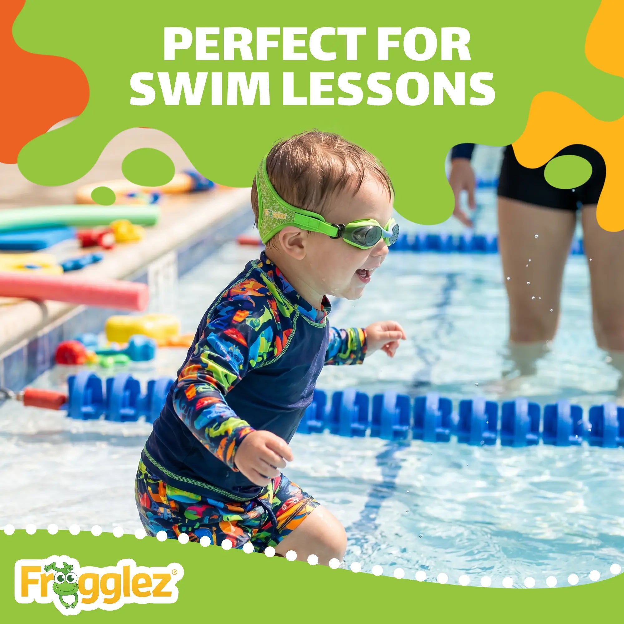 Blue Wavez Kids Swim Goggles