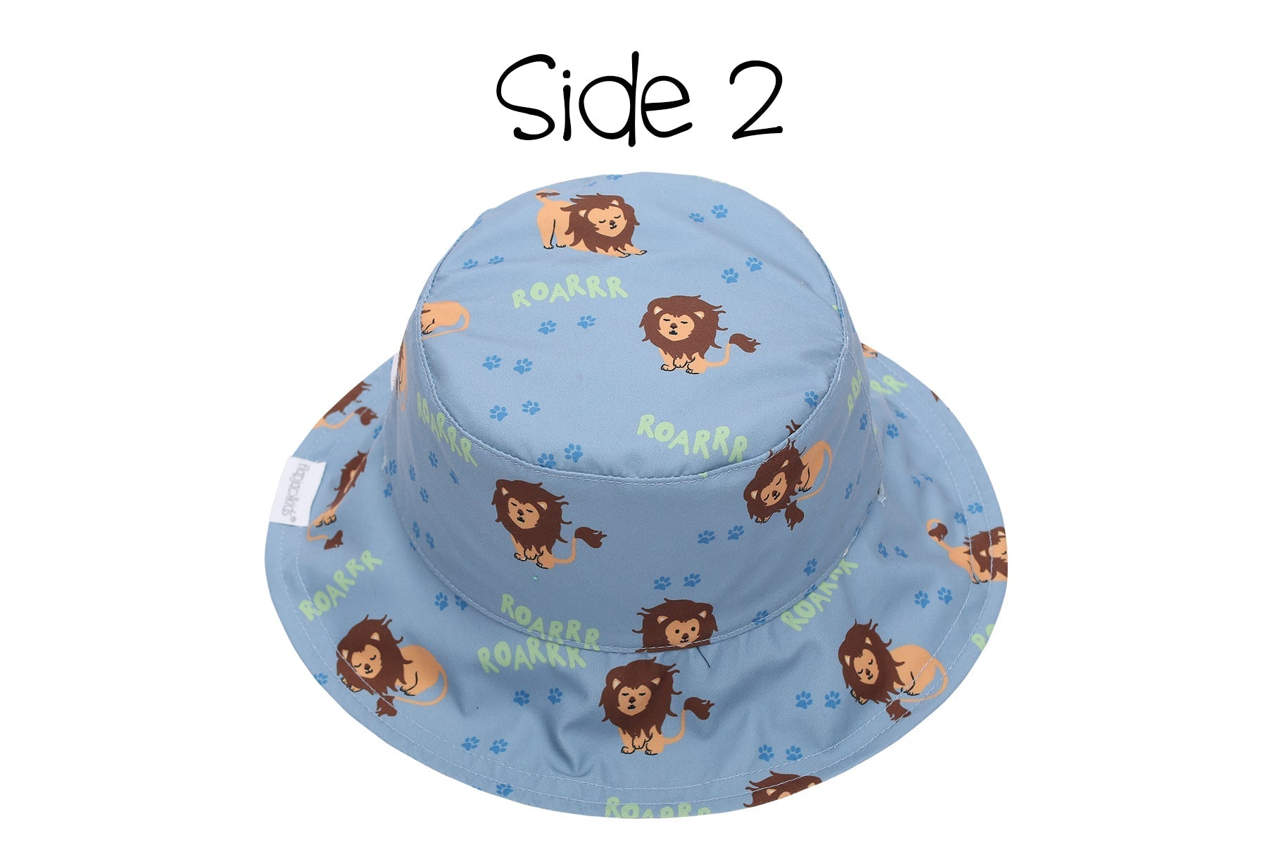 Baby/kids Reversible Patterned Sun Hat - Lion | Monkey