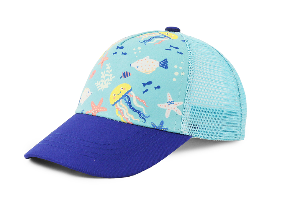 Toddler/kids Printed Ball Cap - Jellyfish