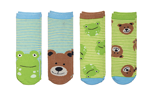 Baby/kids Safari Socks Set - Frog | Bear