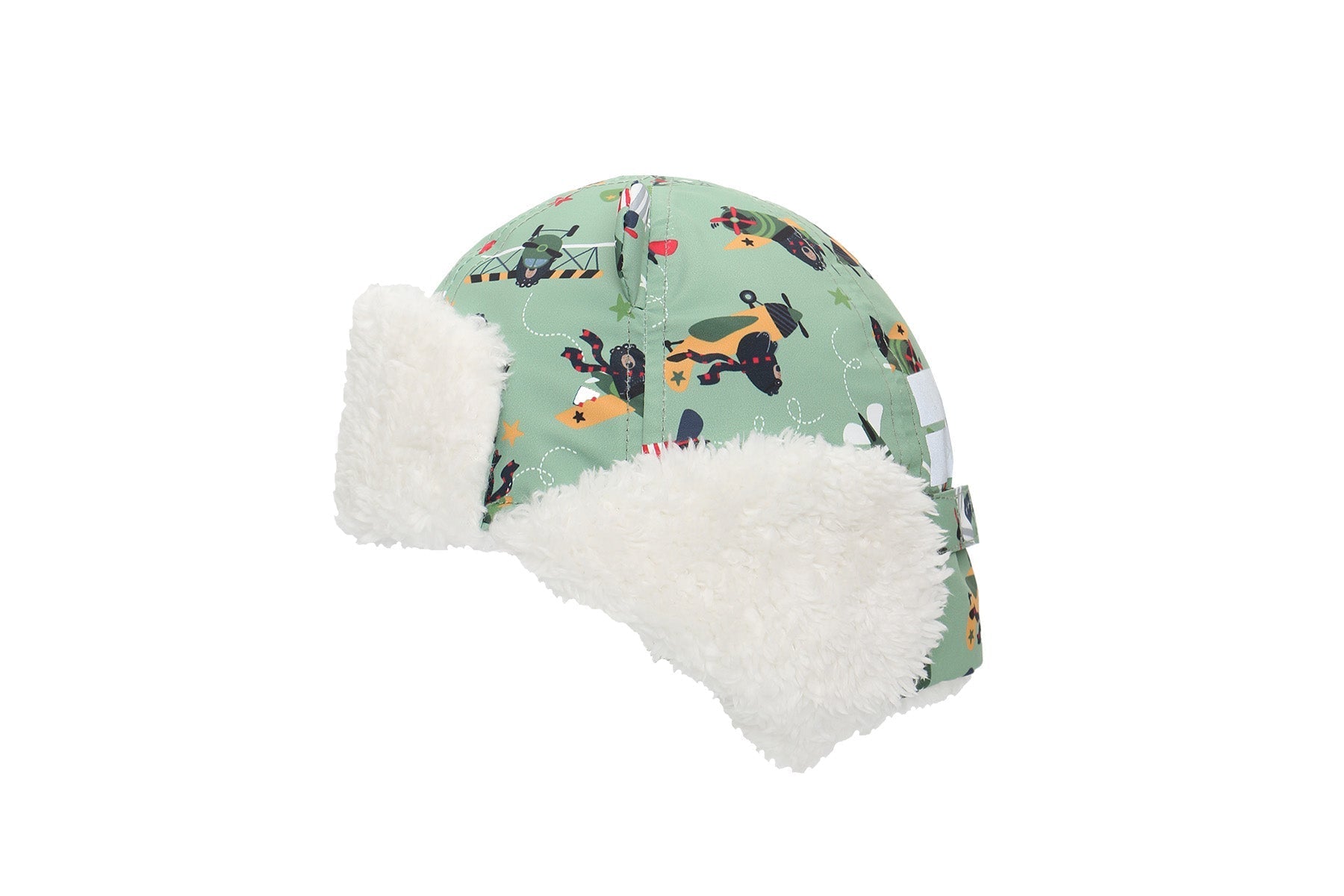 Baby/kids Water Repellent Trapper Hat - Black Bear
