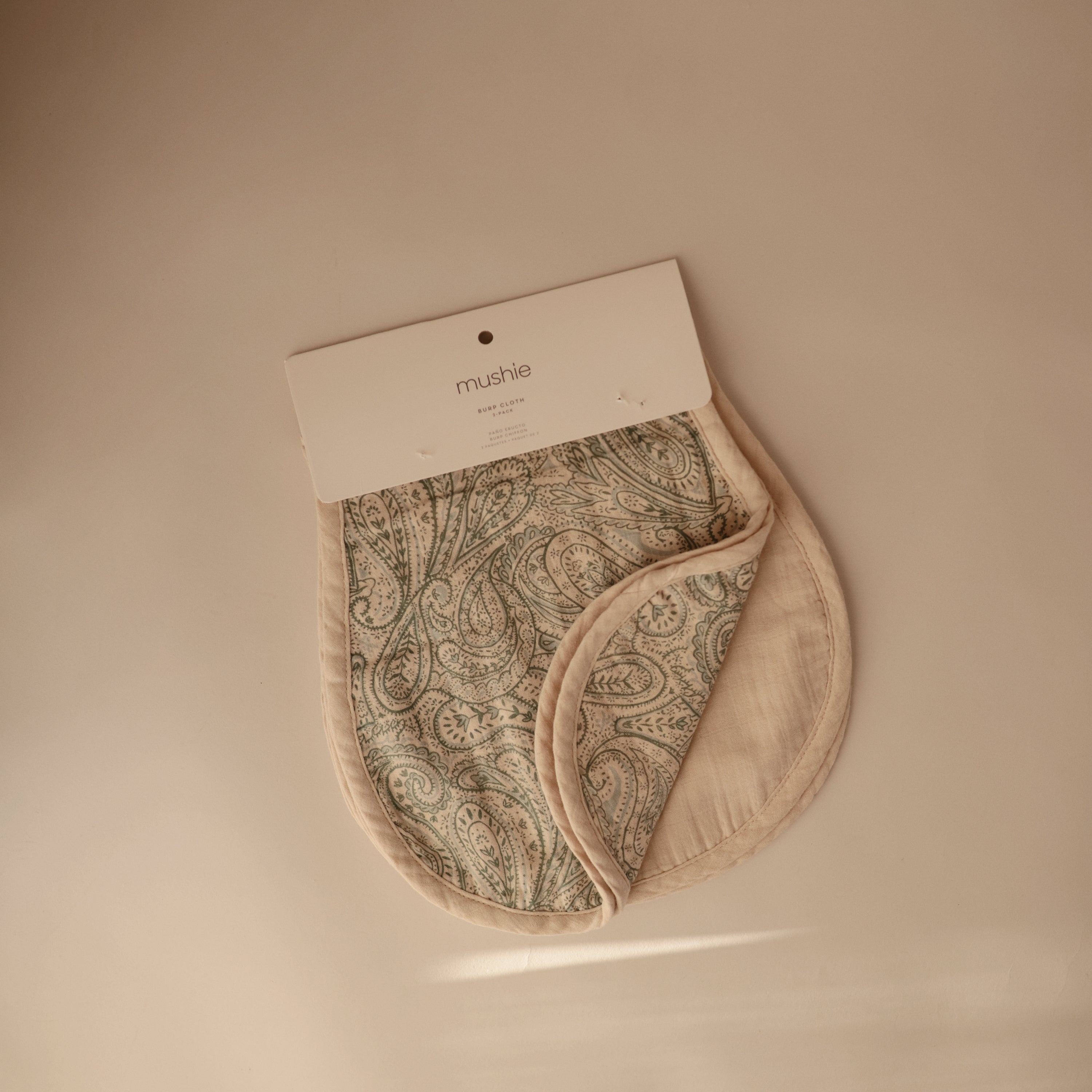 Organic Cotton Muslin Burp Cloth 2-pack