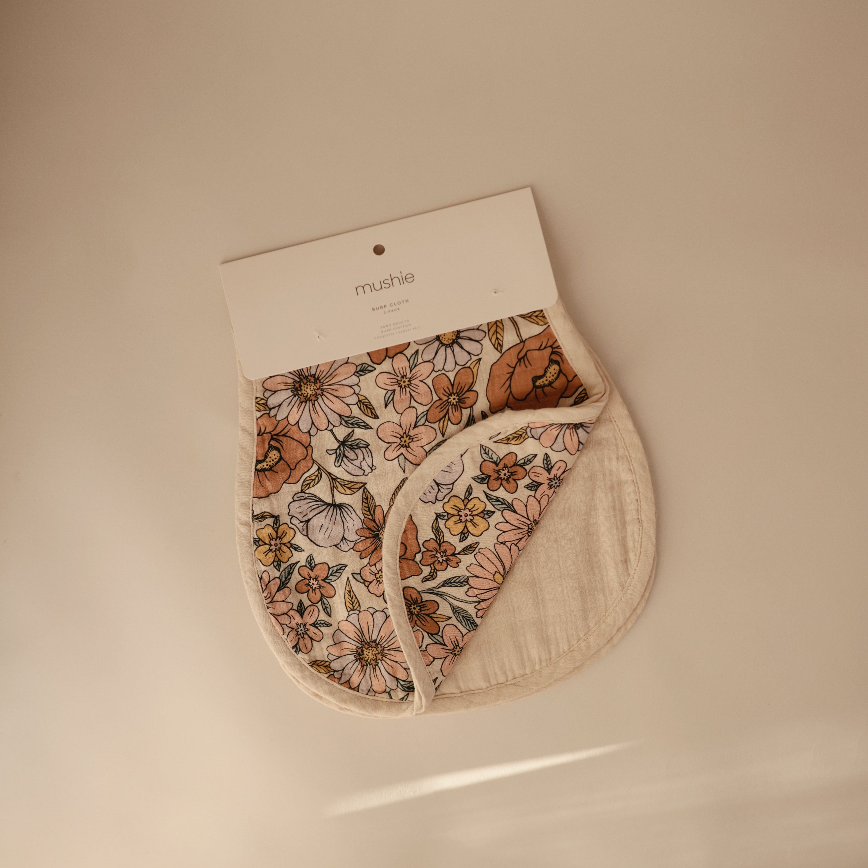 Organic Cotton Muslin Burp Cloth 2-pack