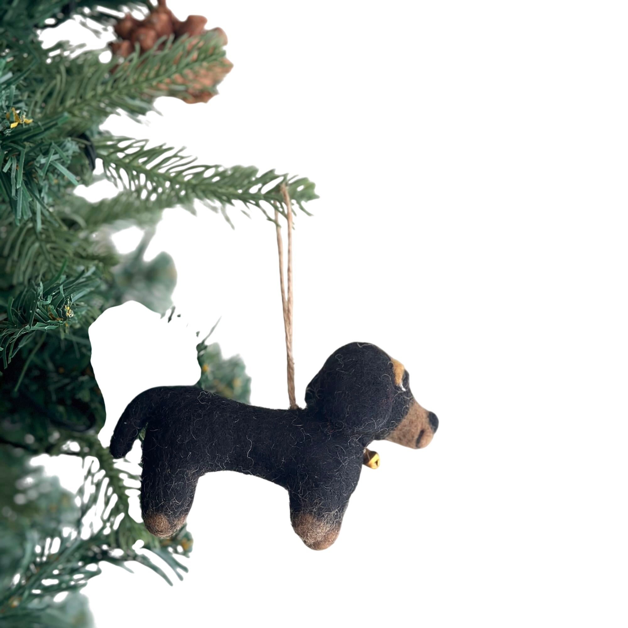 Felt Ornament - Dachshund Dogs