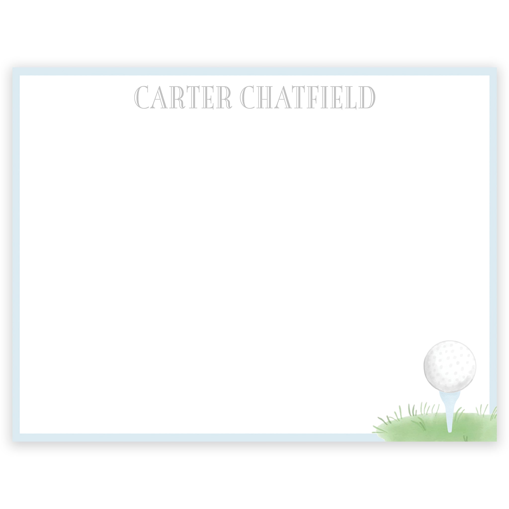Golf Par-tee Notecard