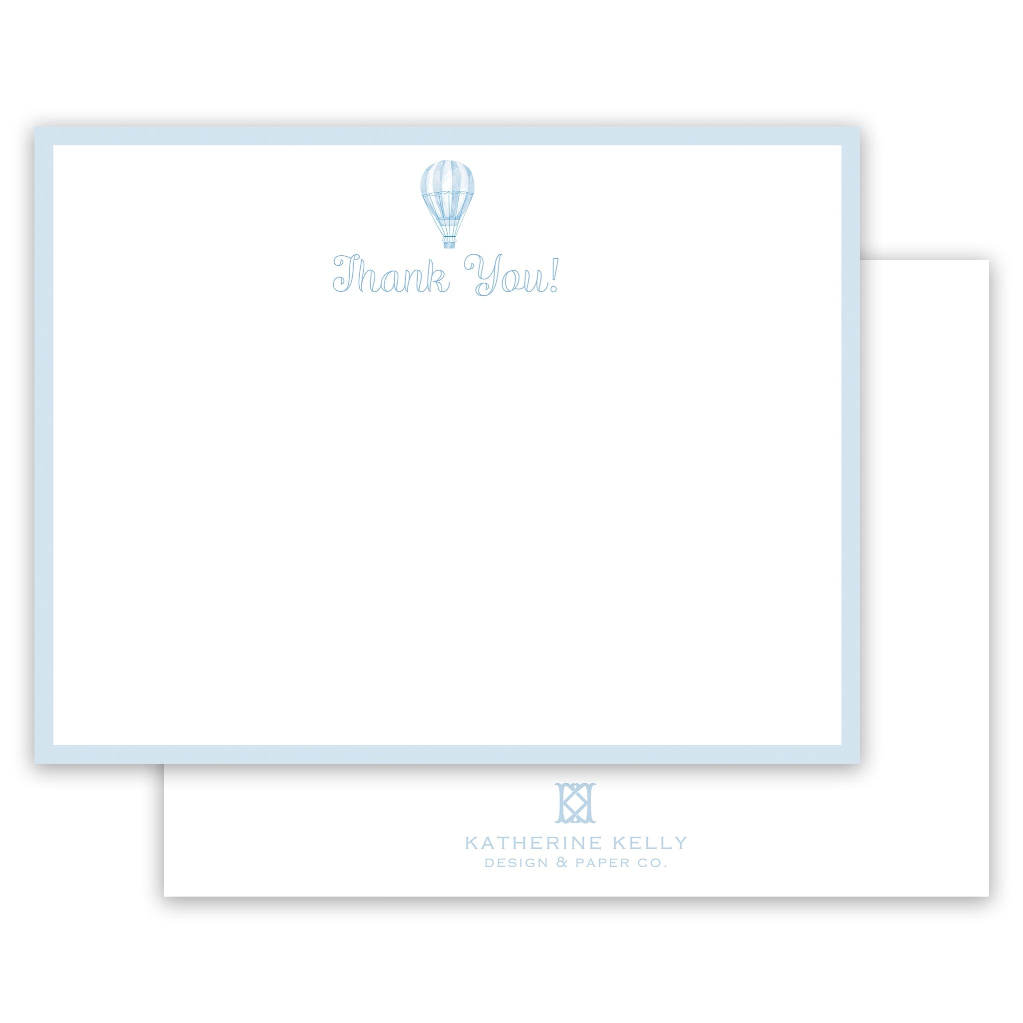 Hot Air Balloon Thank You Note