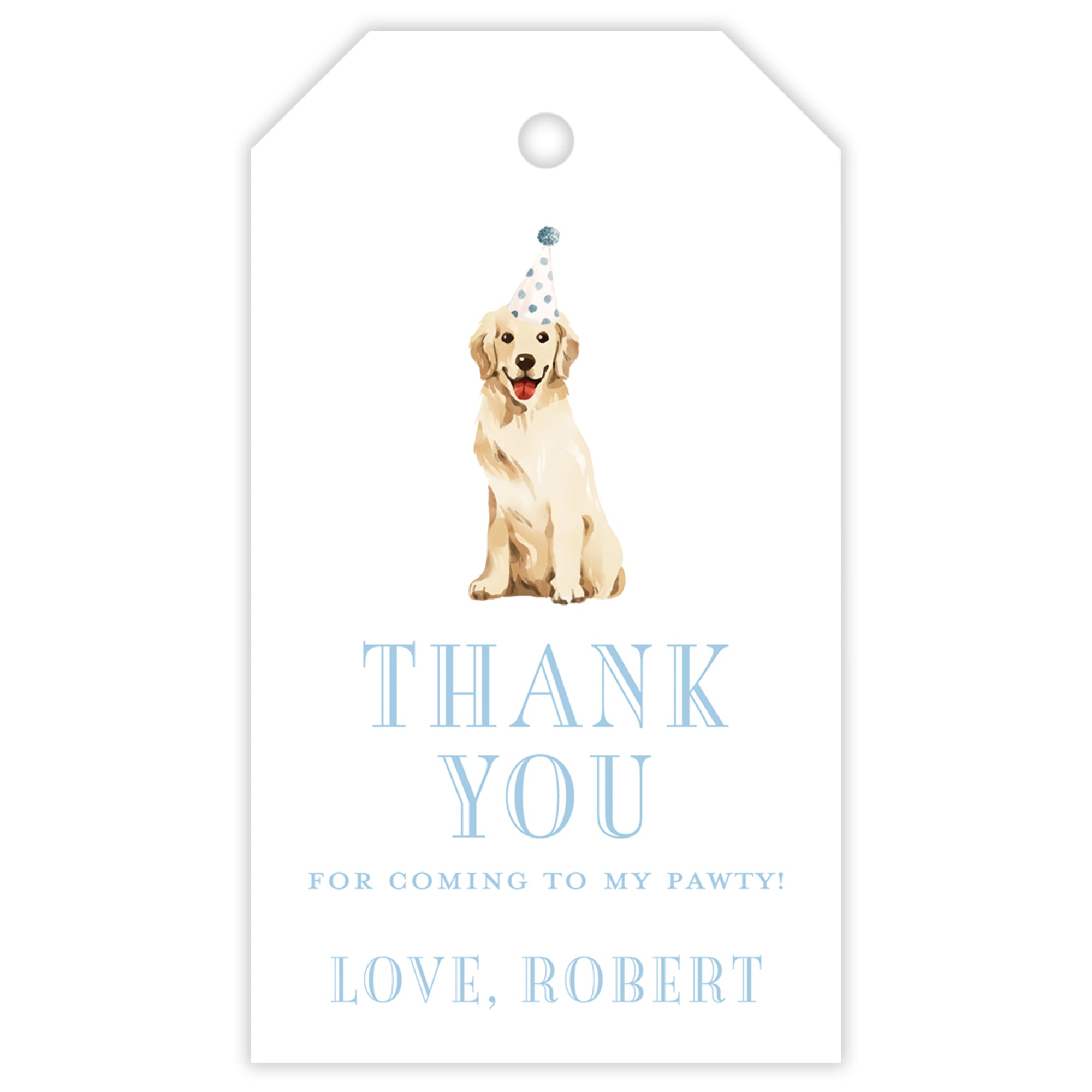 Snips & Snails Party Favor Tag