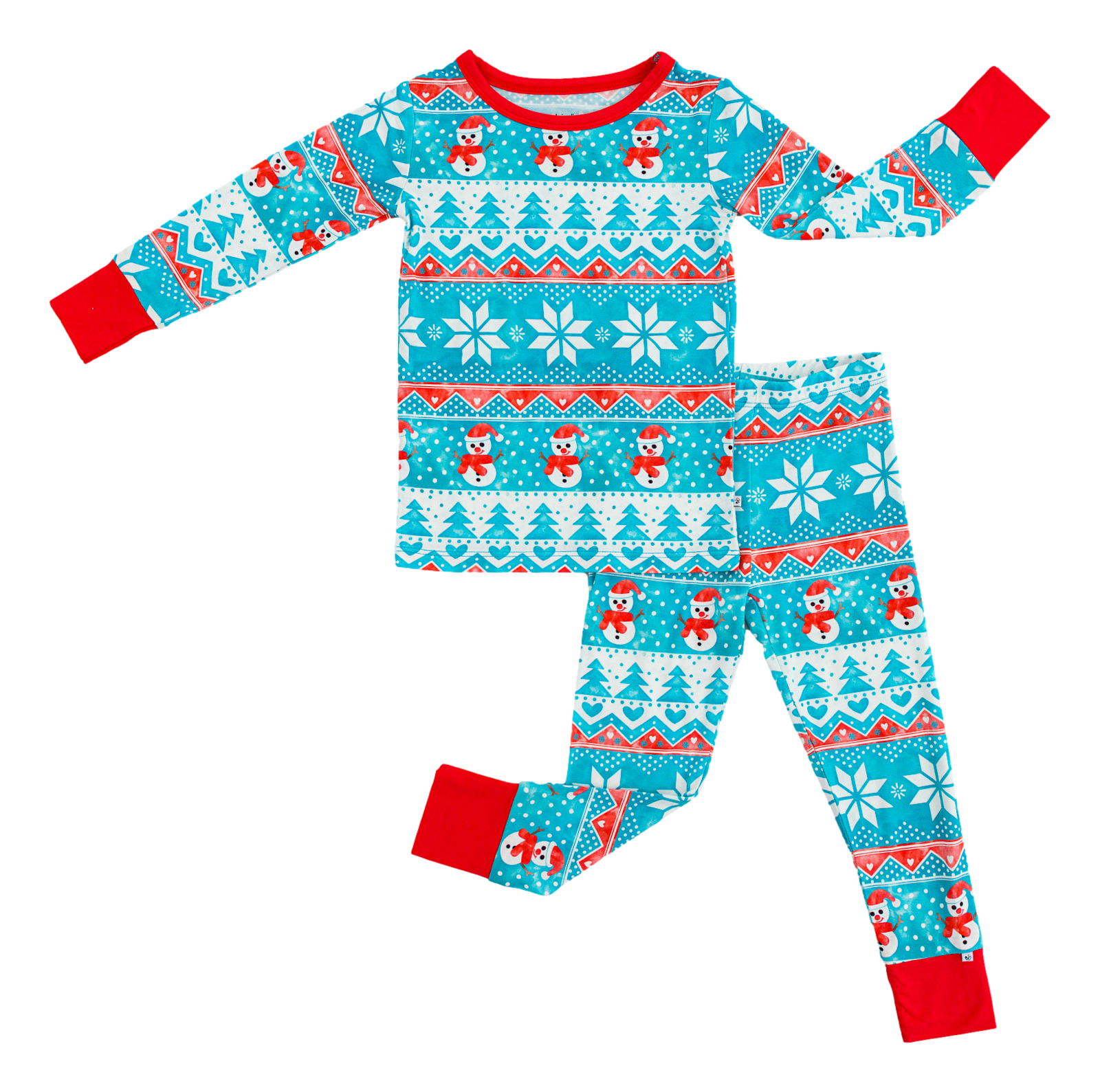 Frosty Fair Isle 2-piece Pajamas